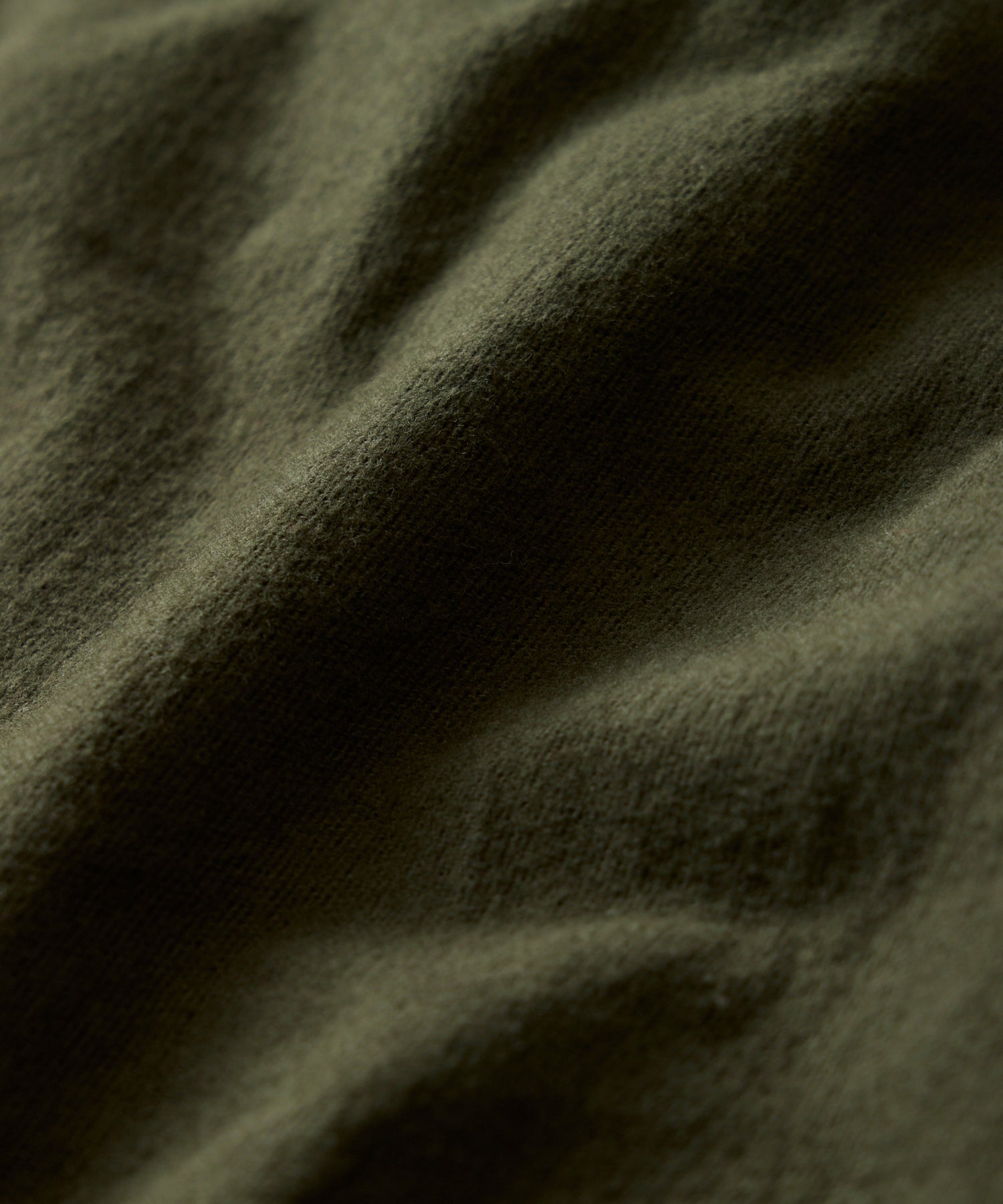 Chamois Shirt in Dark Moss - Image 3