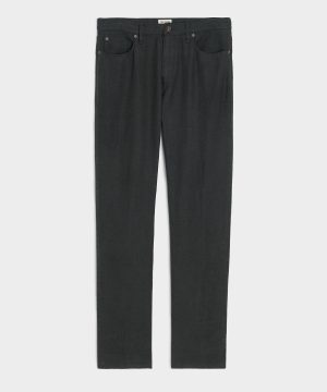 Straight Fit 5-Pocket Linen Pant