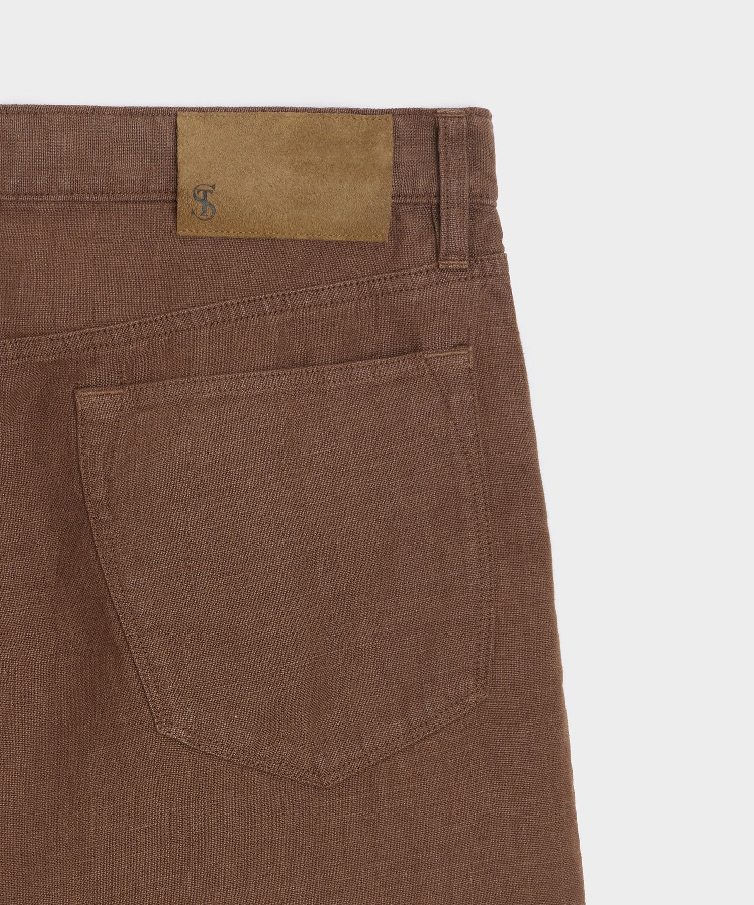 Straight Fit 5-Pocket Linen Pant - Image 7