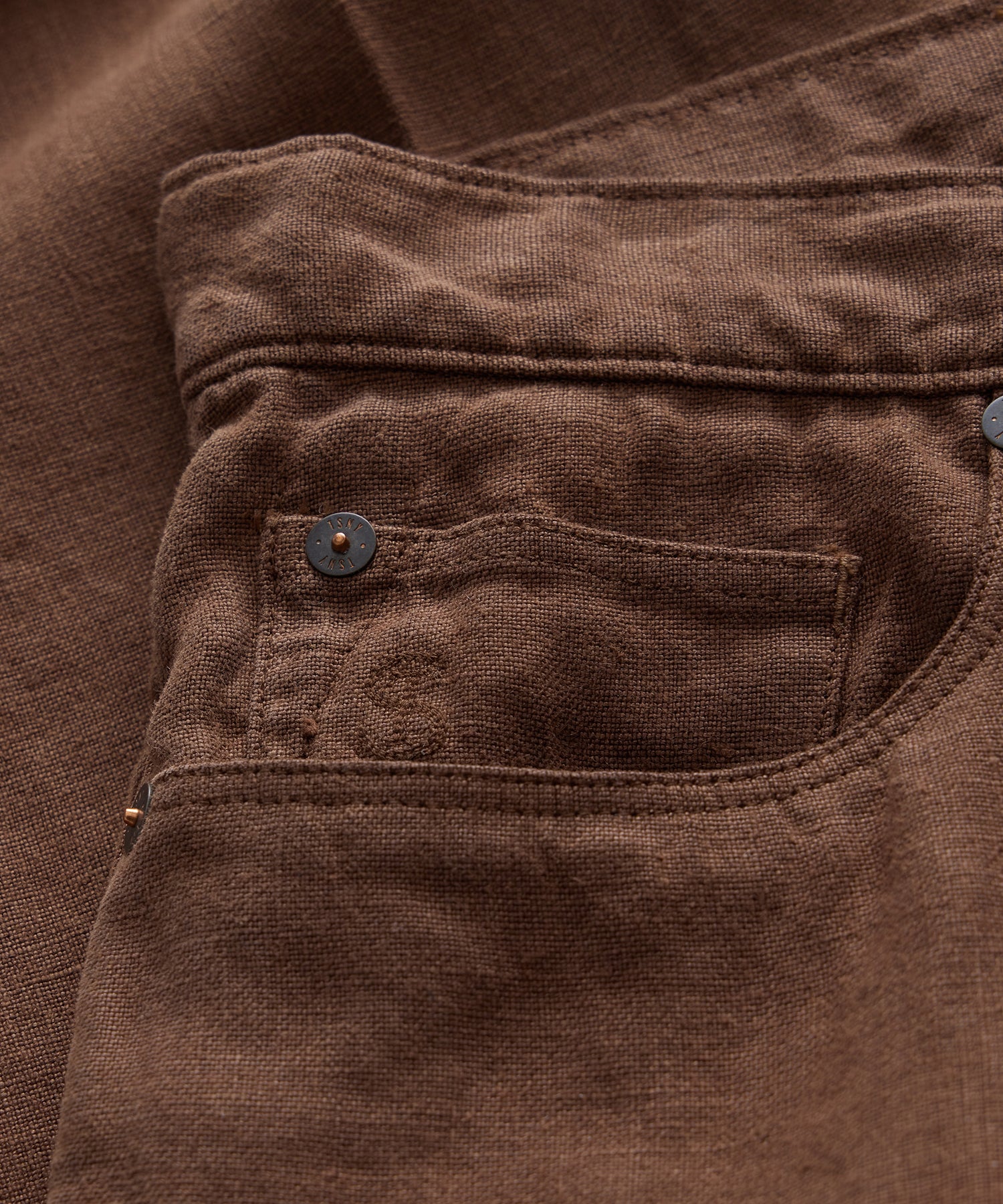 Straight Fit 5-Pocket Linen Pant - Image 8
