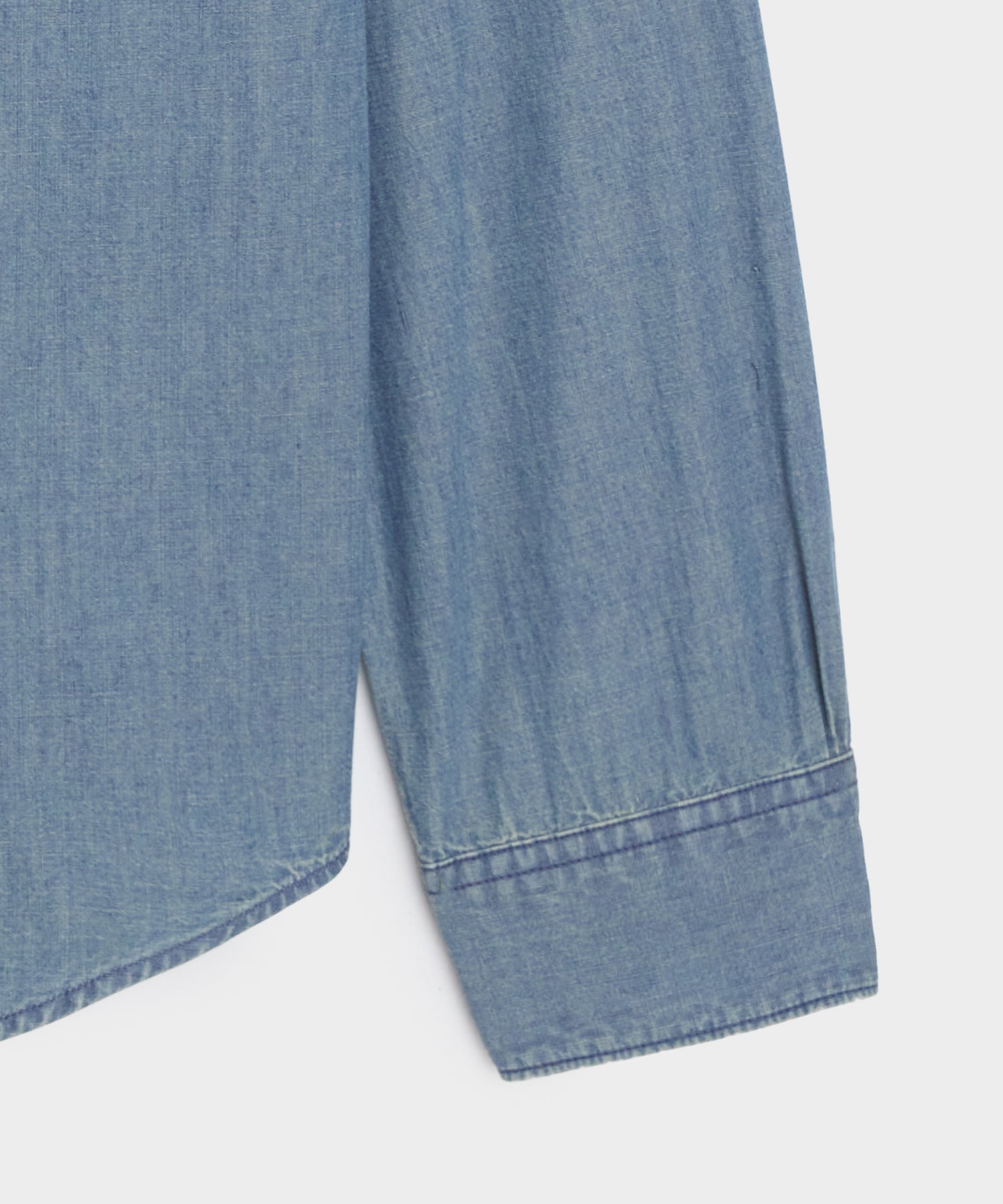 Slim Japanese Chambray Work Shirt - Image 5