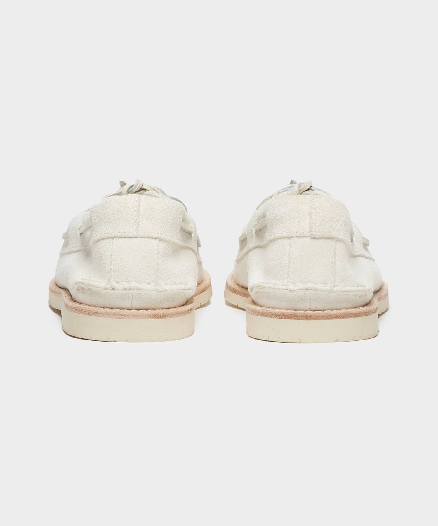 Todd Snyder X Sperry Top-Sider Suede Boat Shoe in Ivory - Image 5