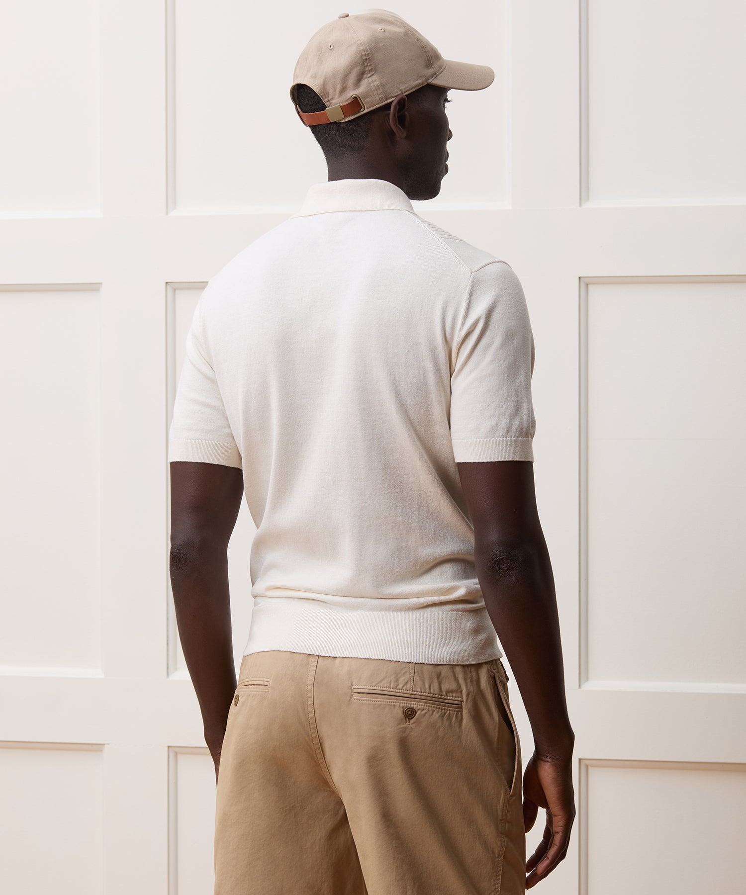 Silk-Cotton Ribbed Sweater Polo - Image 5