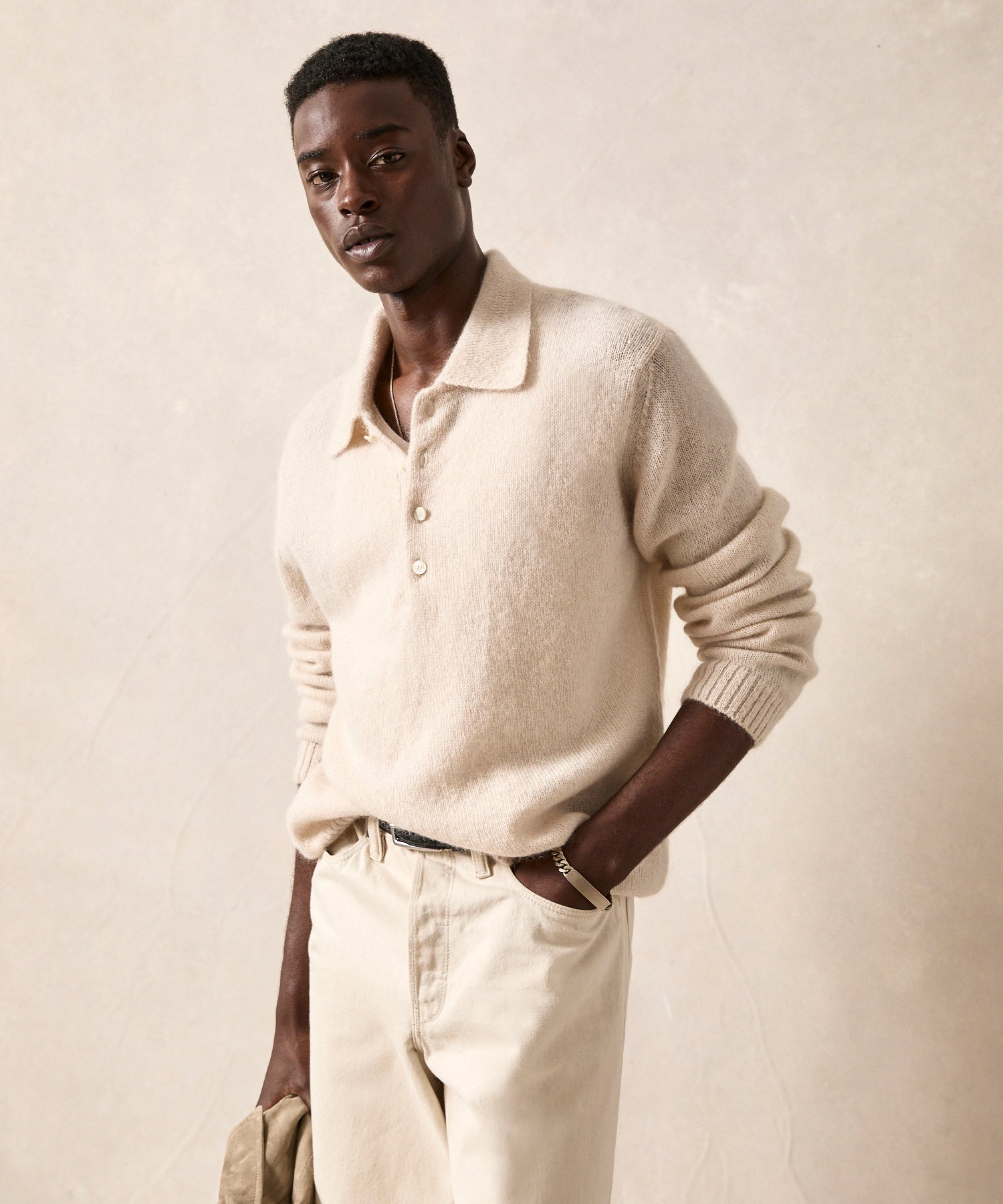 Relaxed Mohair Sweater Polo - Image 2