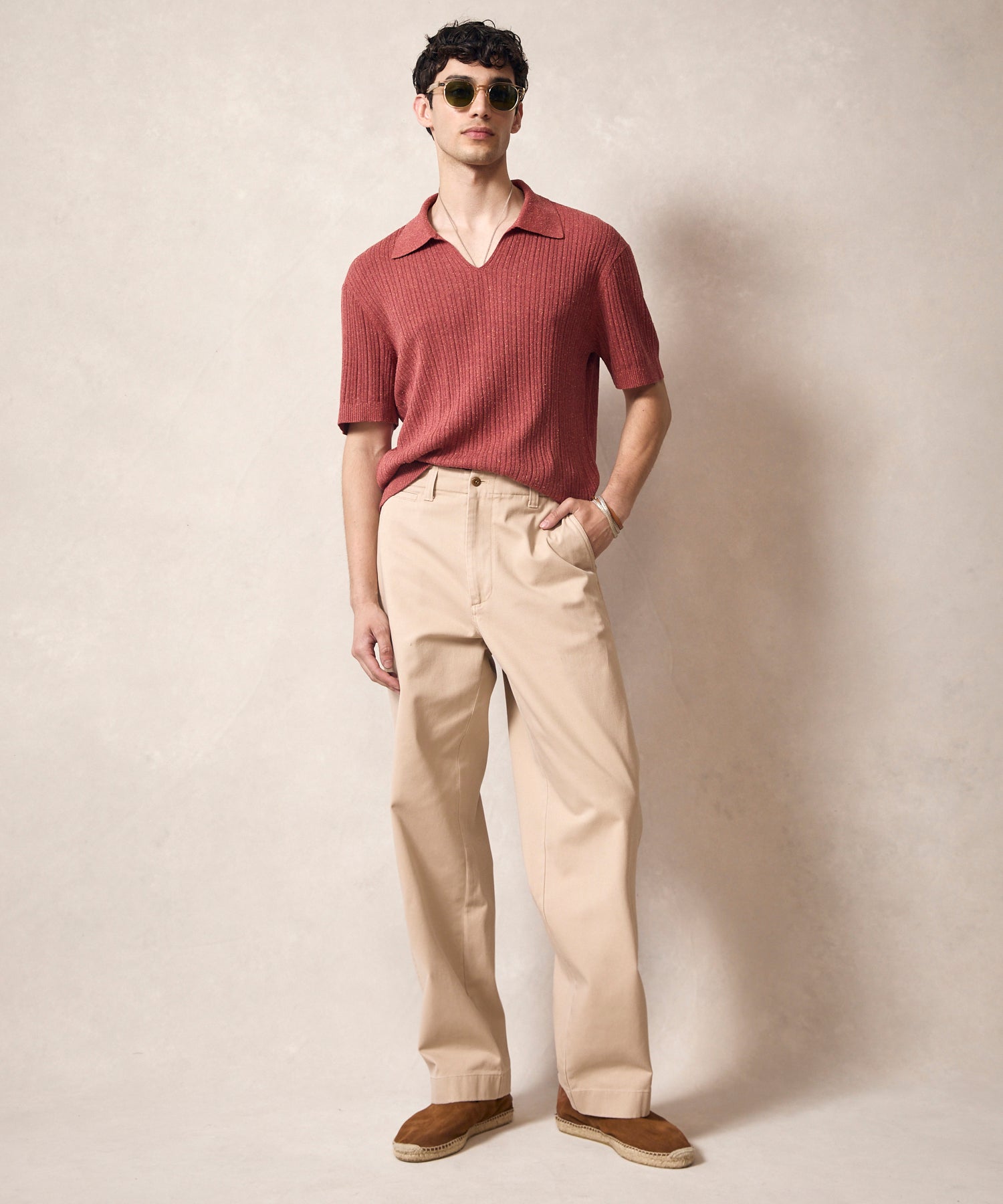 Silk Donegal Montauk Sweater Polo - Image 5