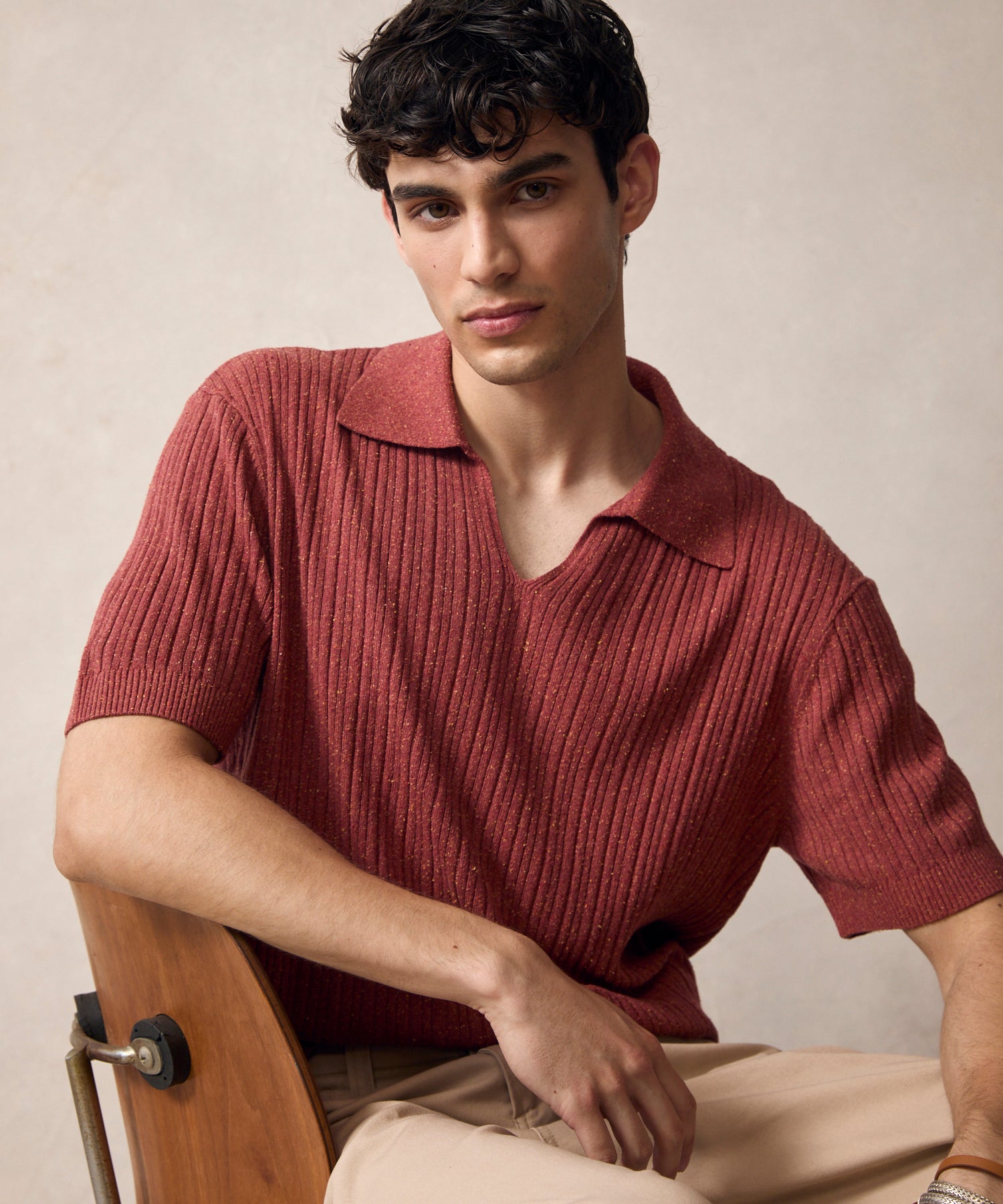 Silk Donegal Montauk Sweater Polo - Image 2
