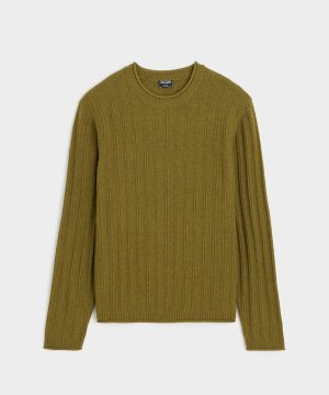 Channel Crewneck in Lemongrass