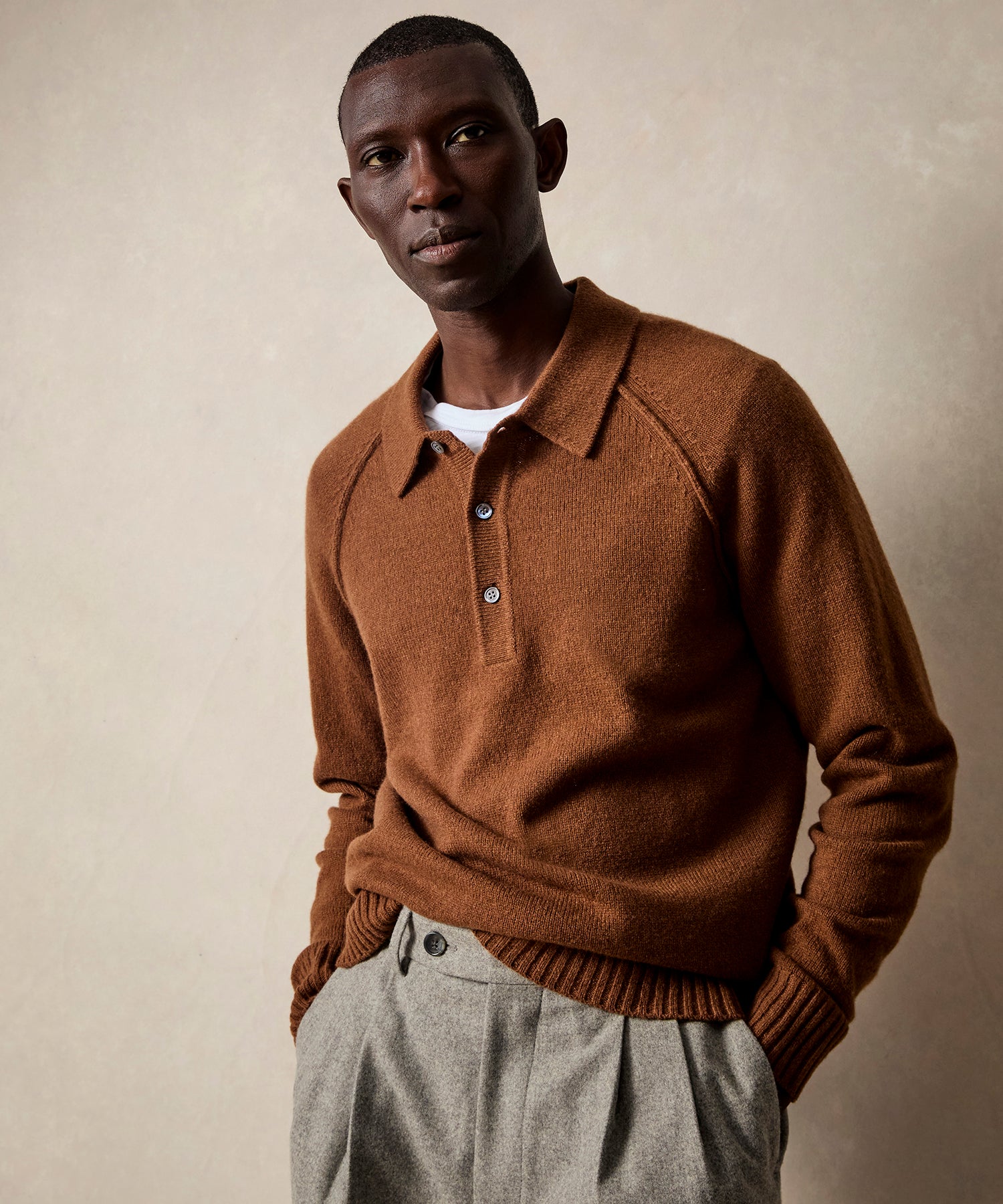 Nomad Cashmere Sweater Polo - Image 2