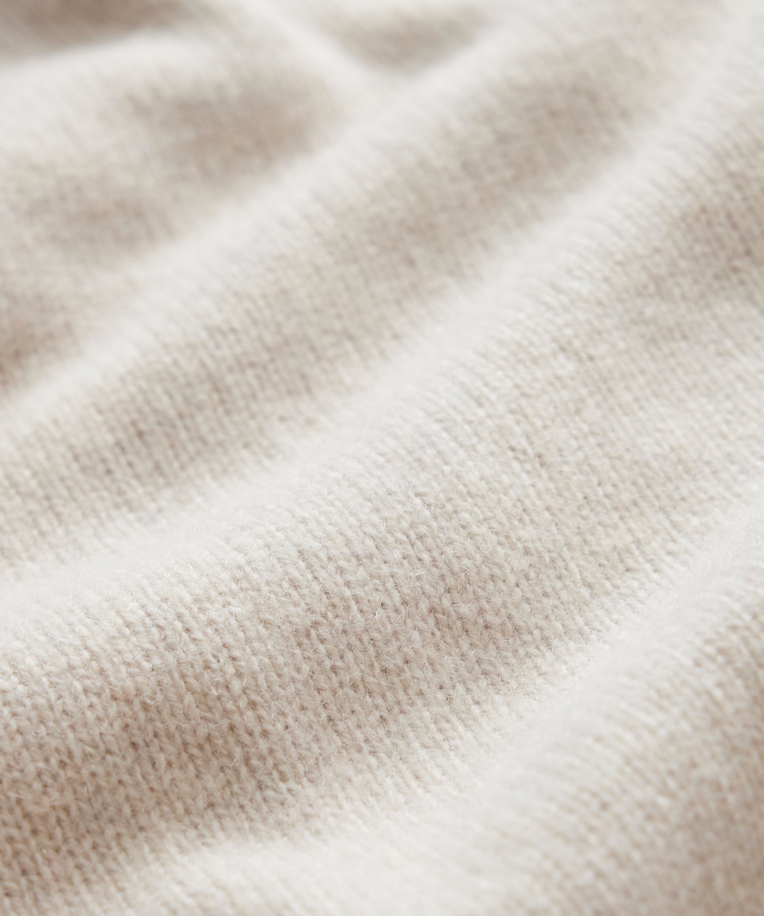 Nomad Cashmere Full-Zip Sweater in Bisque - Image 3