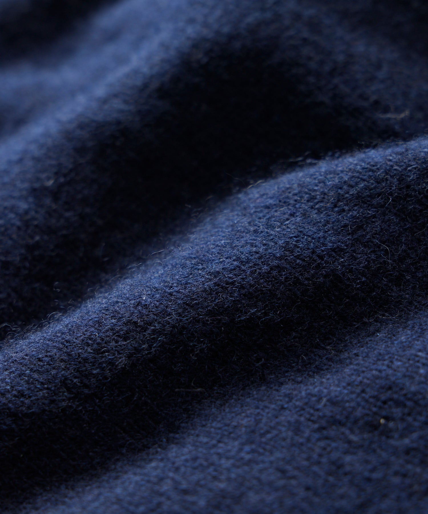 Nomad Cashmere Full-Zip Sweater in Navy - Image 3
