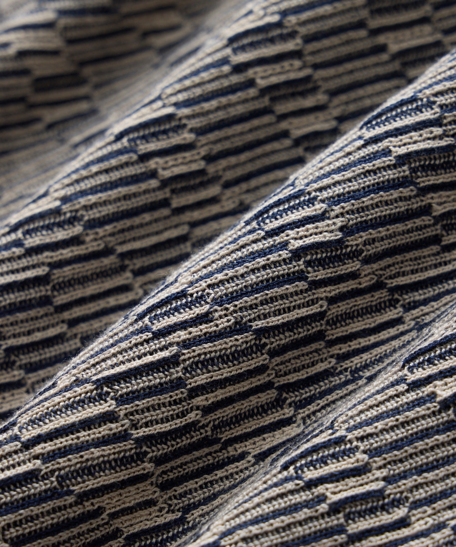 Silk-Cotton Skip-Stitch Montauk Sweater Polo - Image 6