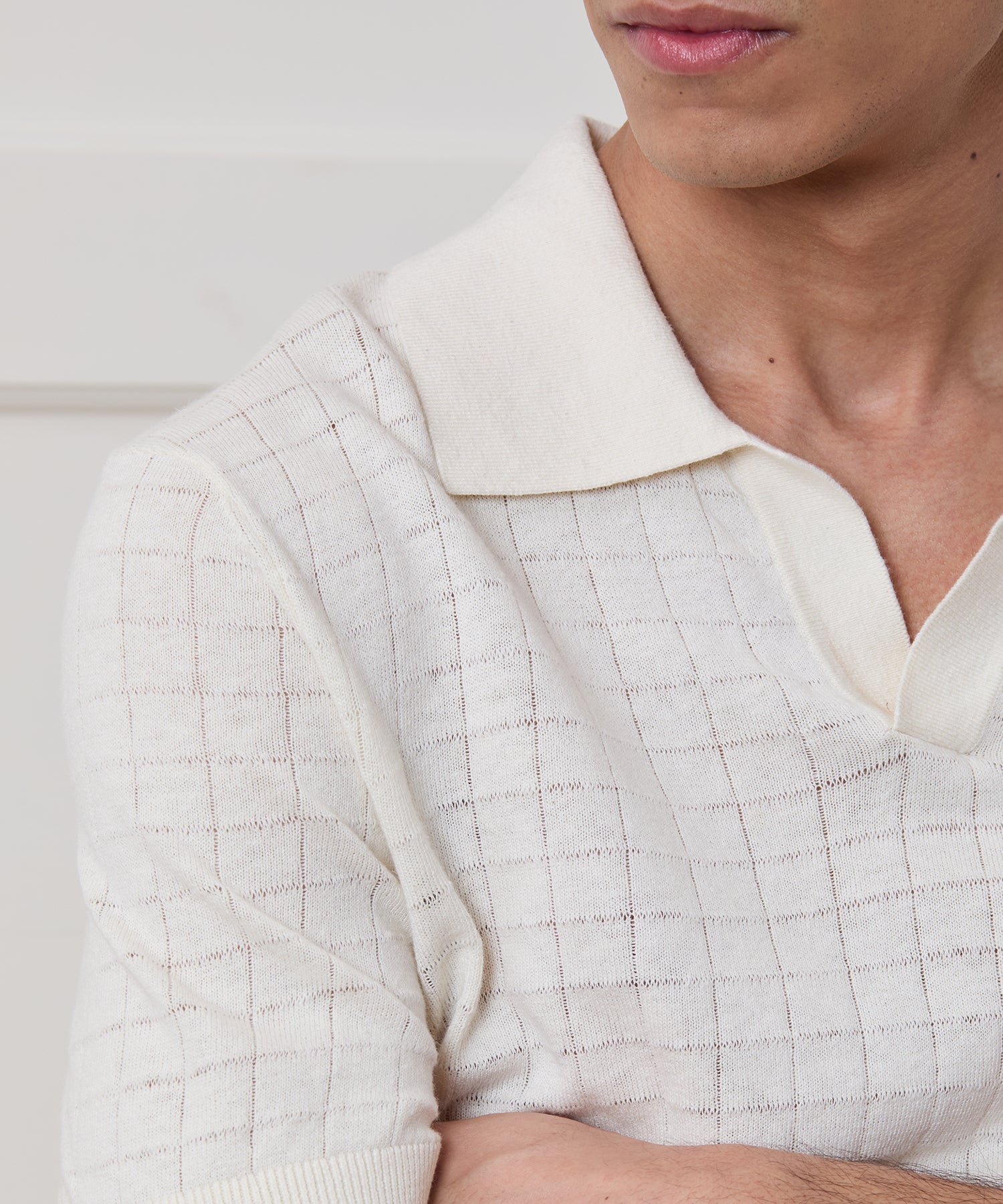 Linen Montauk Sweater Polo - Image 4
