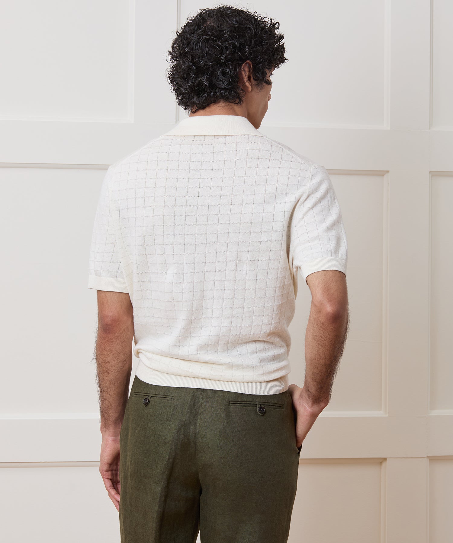 Linen Montauk Sweater Polo - Image 5