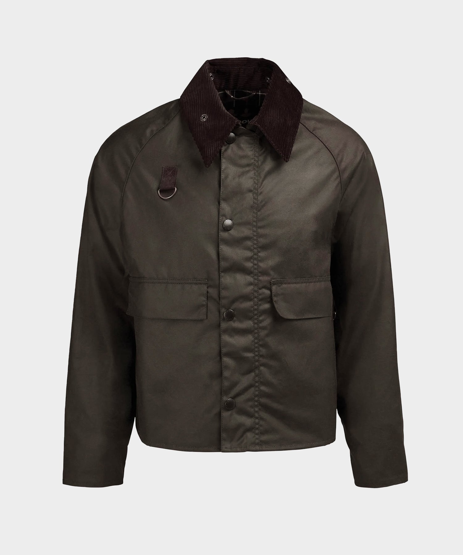 Barbour Spey Wax Jacket in Olive - Image 2