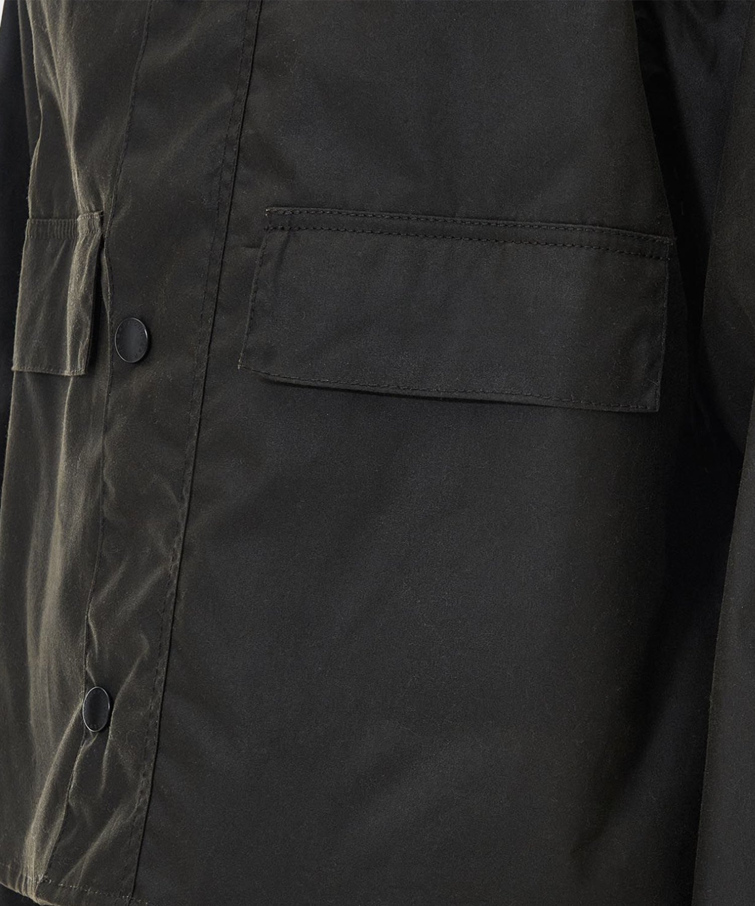 Barbour Spey Wax Jacket in Olive - Image 4