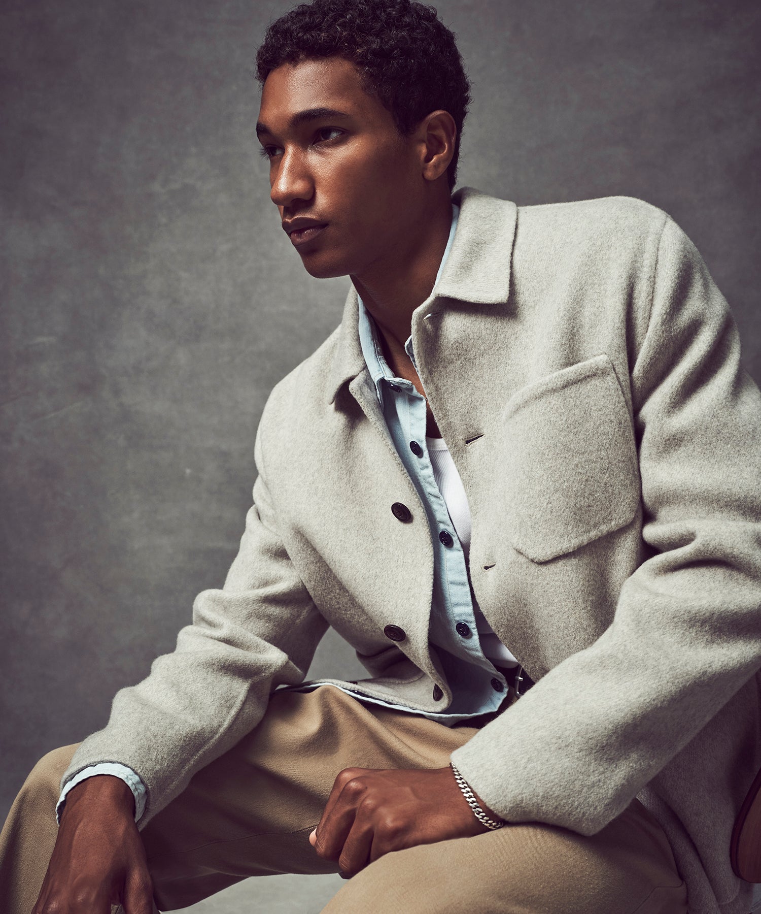 Italian Cashmere Chore Coat - Image 4