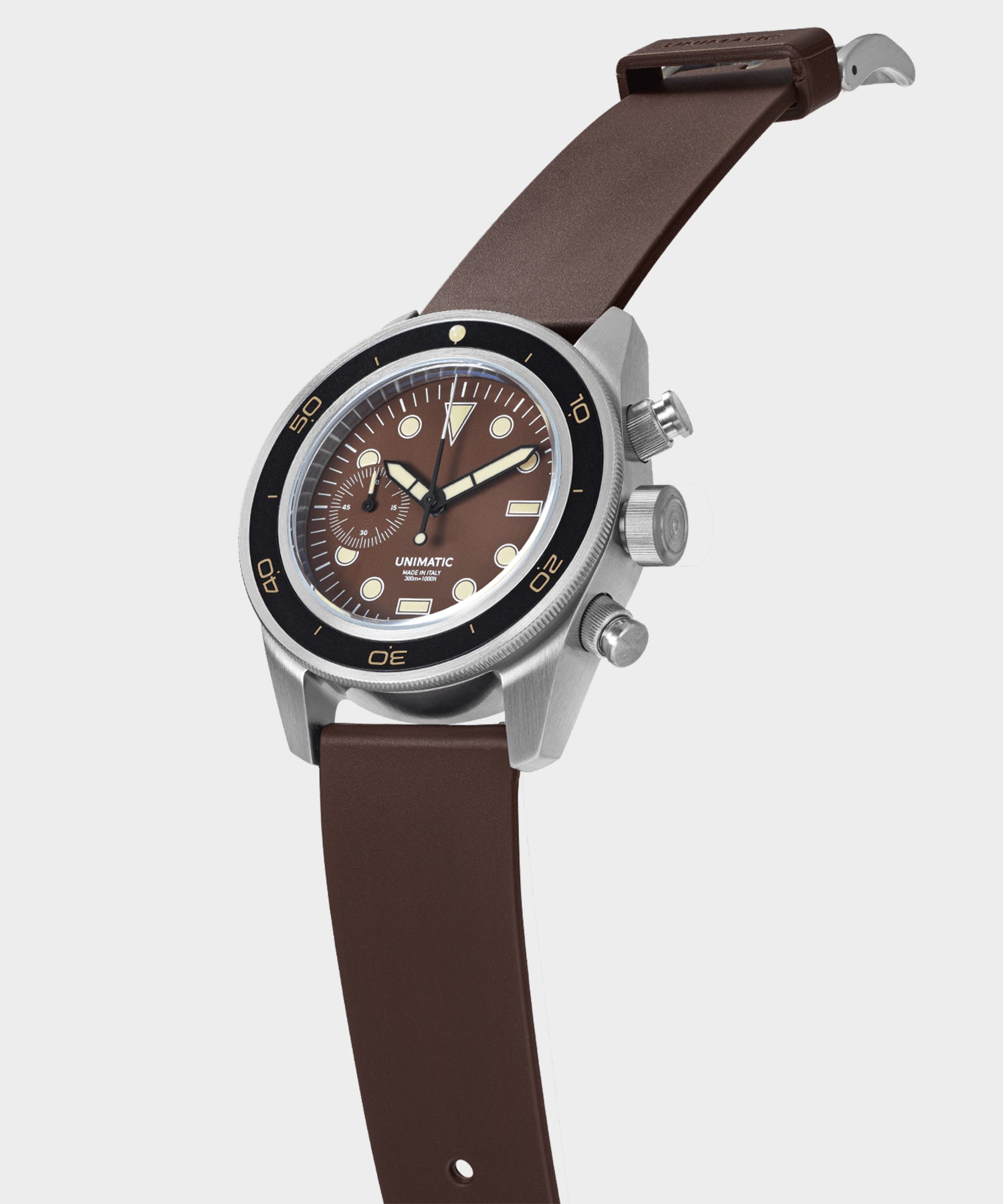 Unimatic U3-DHBR Heritage Chronograph Diver Watch - Image 4