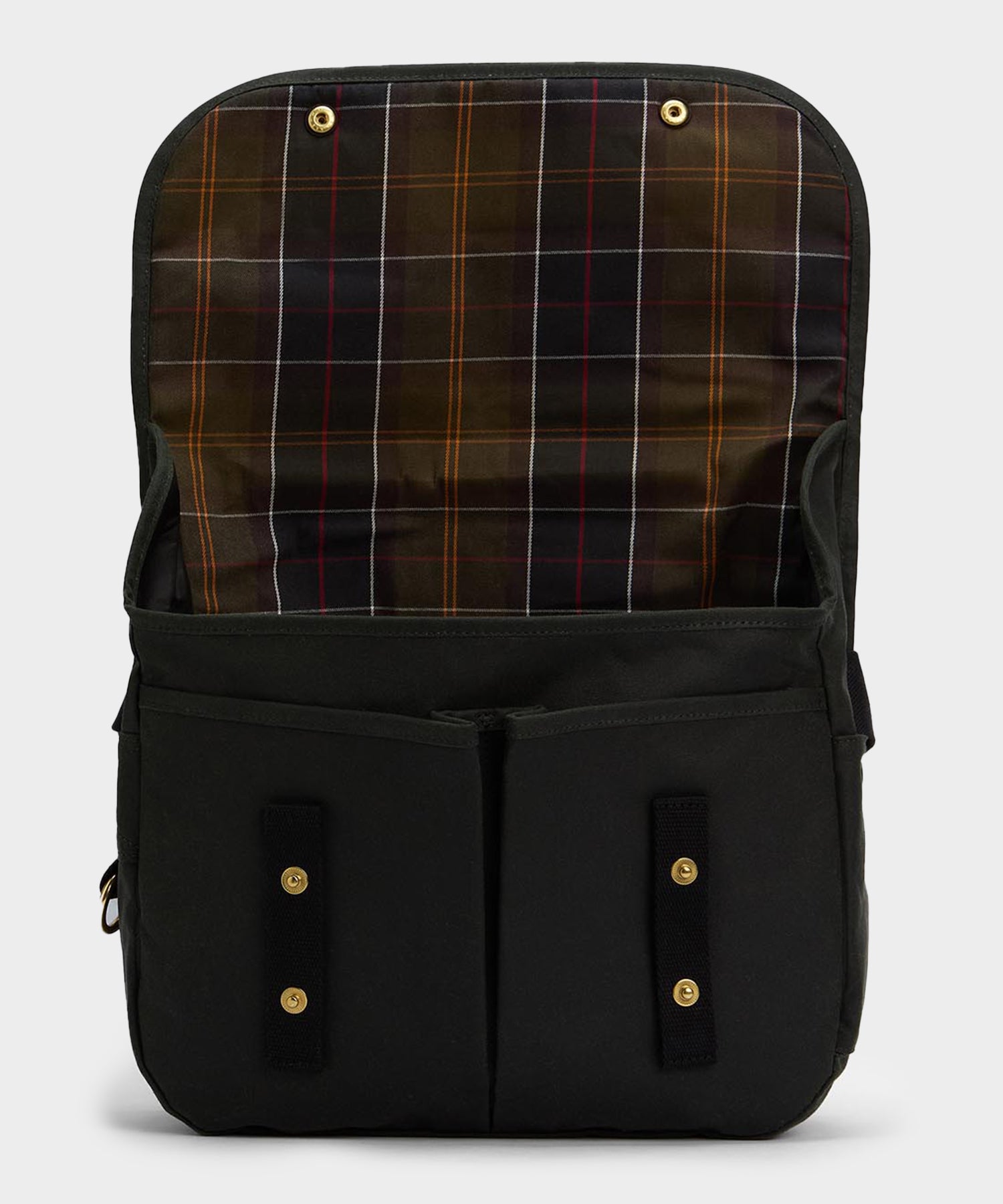 Barbour Field Waxed Riever Crossbody Bag in Sage - Image 2