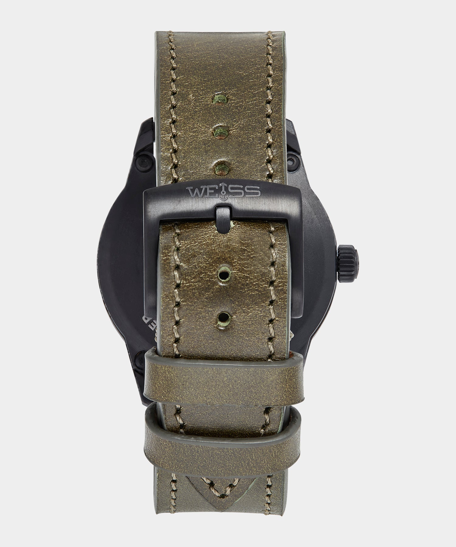 Todd Snyder x Weiss Watch Company 38MM Standard Issue Watch in Forest Ranger - Image 4