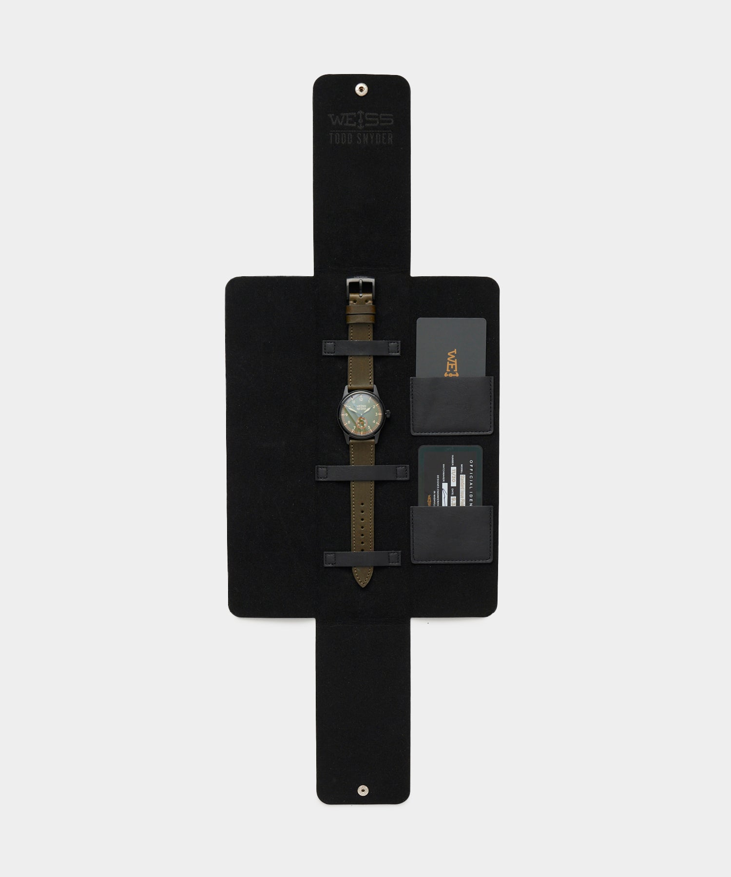 Todd Snyder x Weiss Watch Company 38MM Standard Issue Watch in Forest Ranger - Image 7