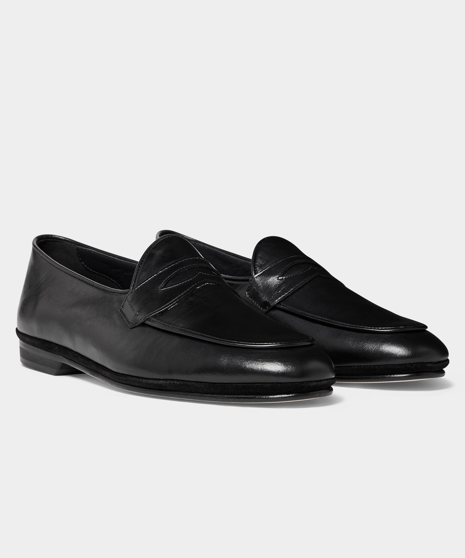 Todd Snyder X Rubinacci Unlined Leather Penny Loafer - Image 2