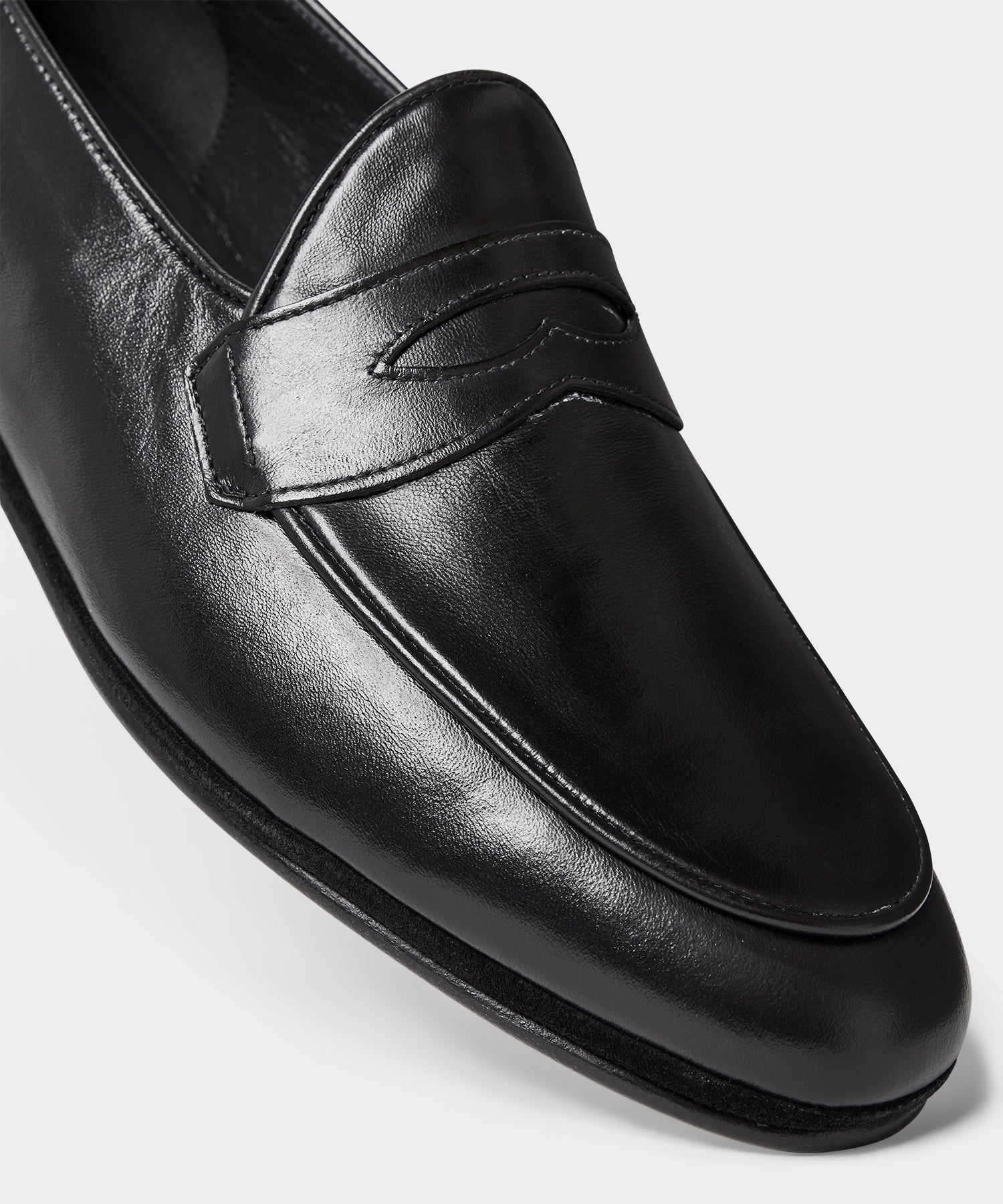 Todd Snyder X Rubinacci Unlined Leather Penny Loafer - Image 3