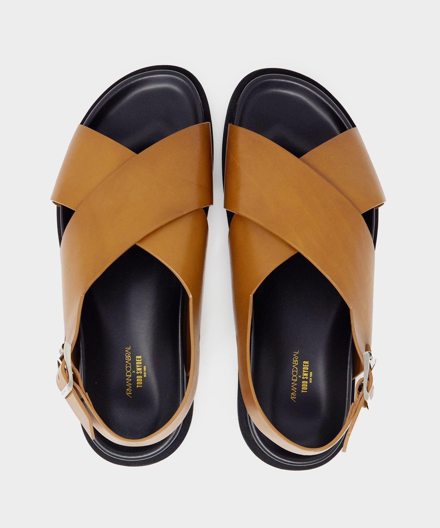 Armando Cabral Manjak Leather Sandal in Caramel - Image 2