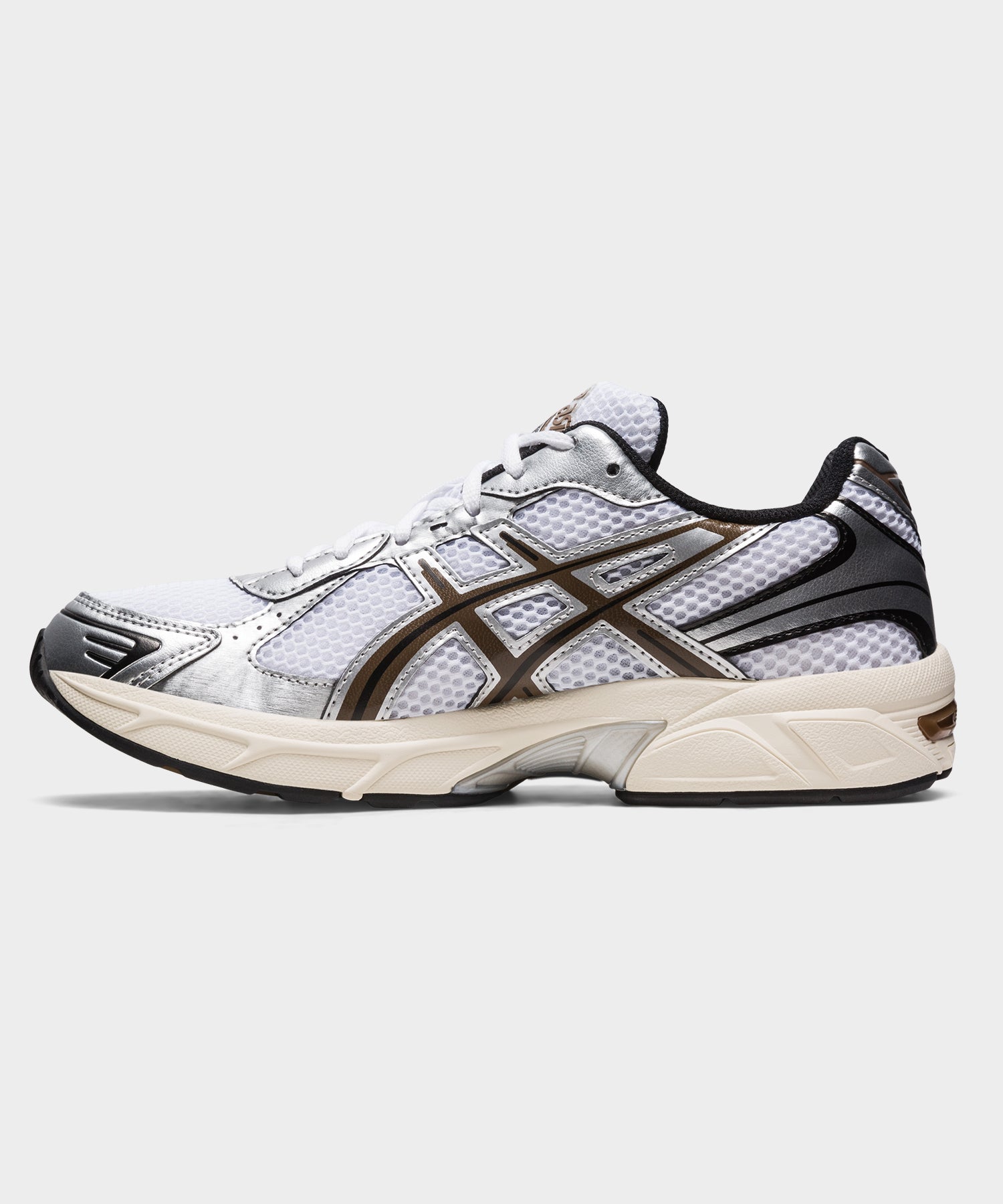 Asics Gel-1130 Sneaker in White/Clay - Image 3