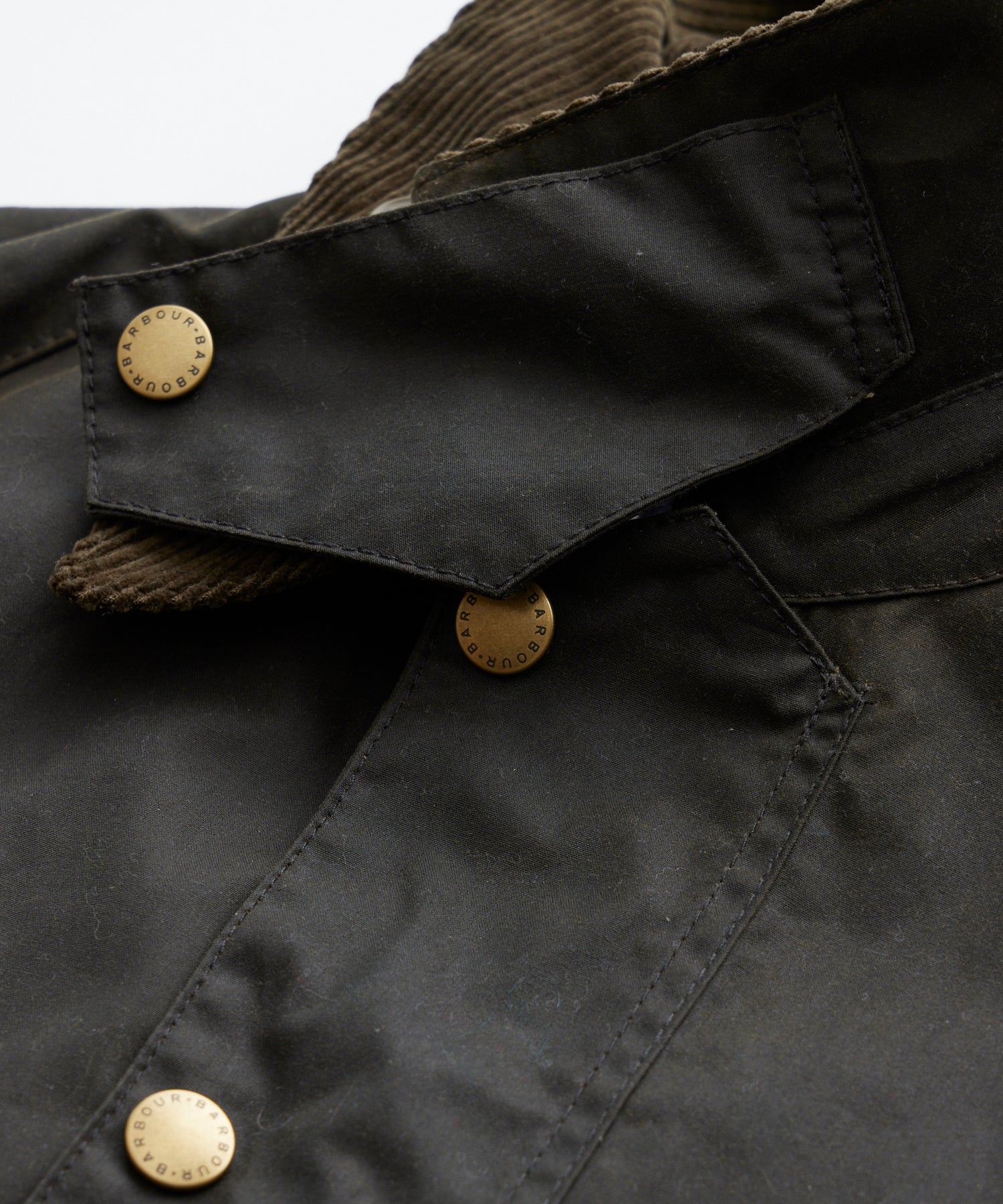 Barbour Anniversary Beaufort Wax Jacket in Olive - Image 5