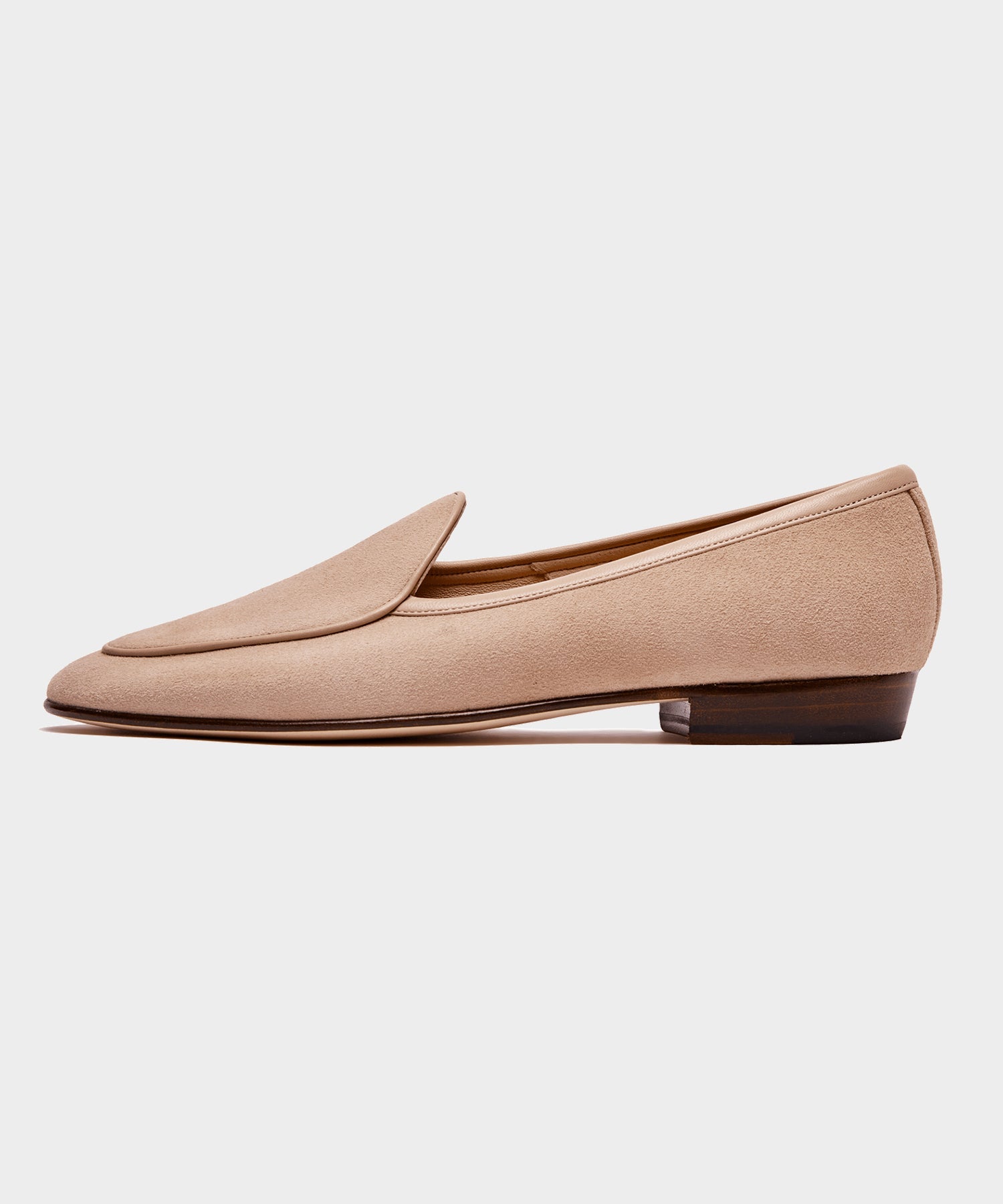 Baudoin & Lange Exclusive Sagan Classic Loafer Albatre Suede - Image 3