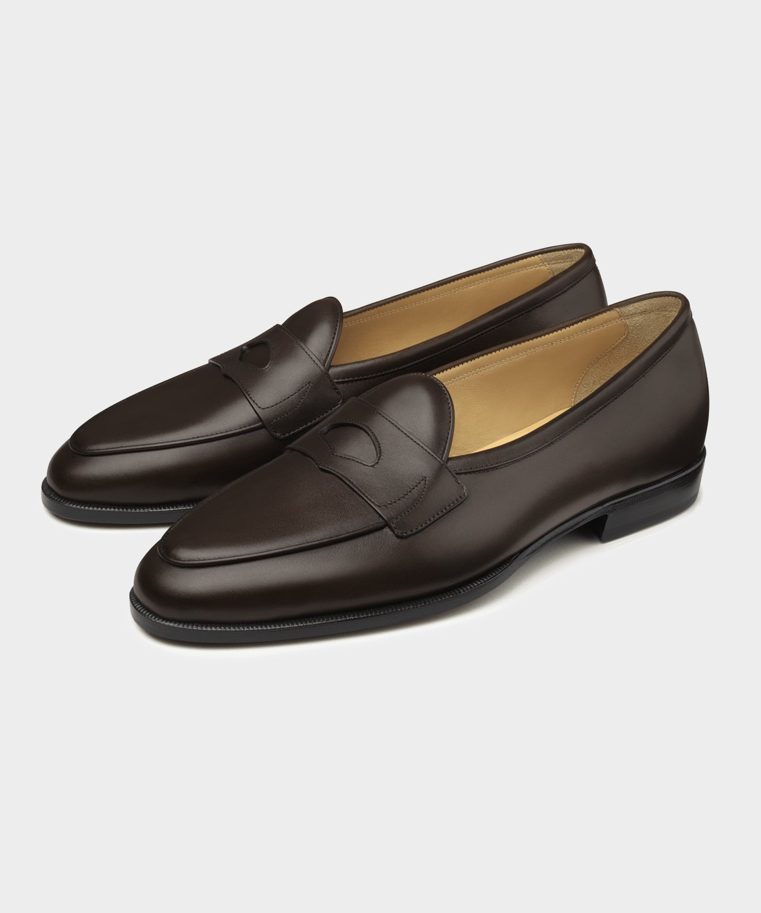 Baudoin & Lange Leather Grand Fleurus Penny Loafer in Brown - Image 2
