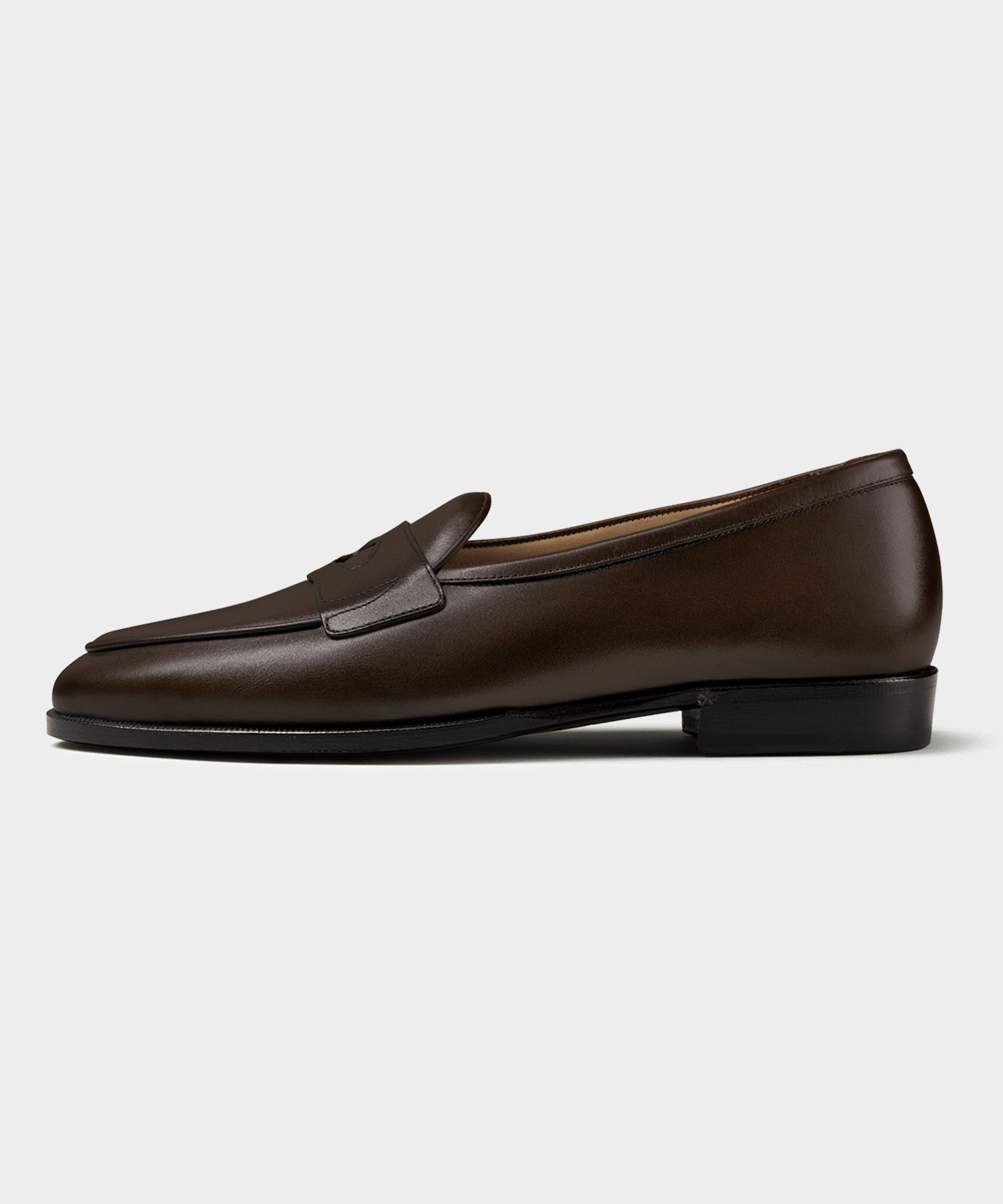 Baudoin & Lange Leather Grand Fleurus Penny Loafer in Brown - Image 3