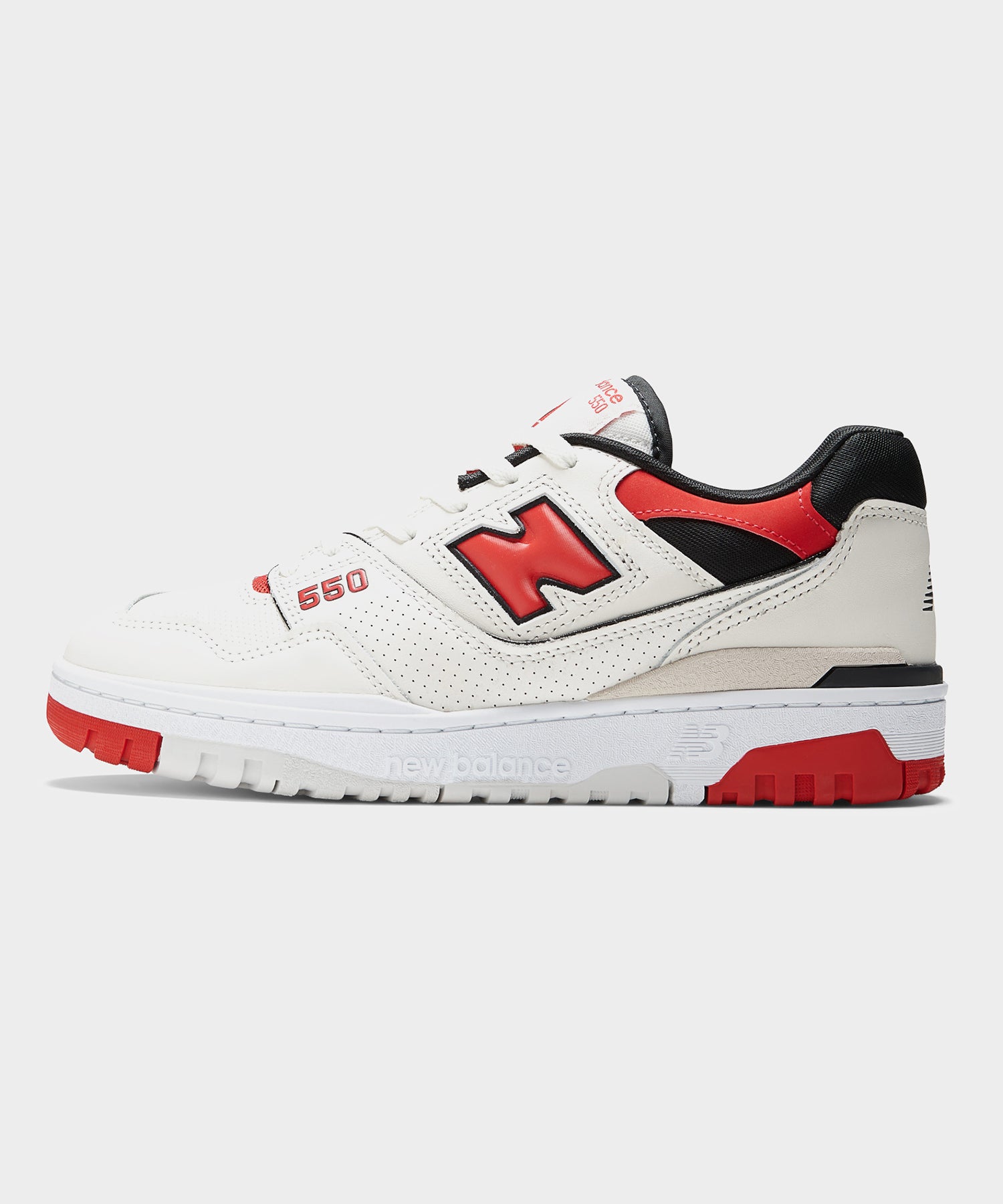 New Balance 550 in True Red and Black - Image 2