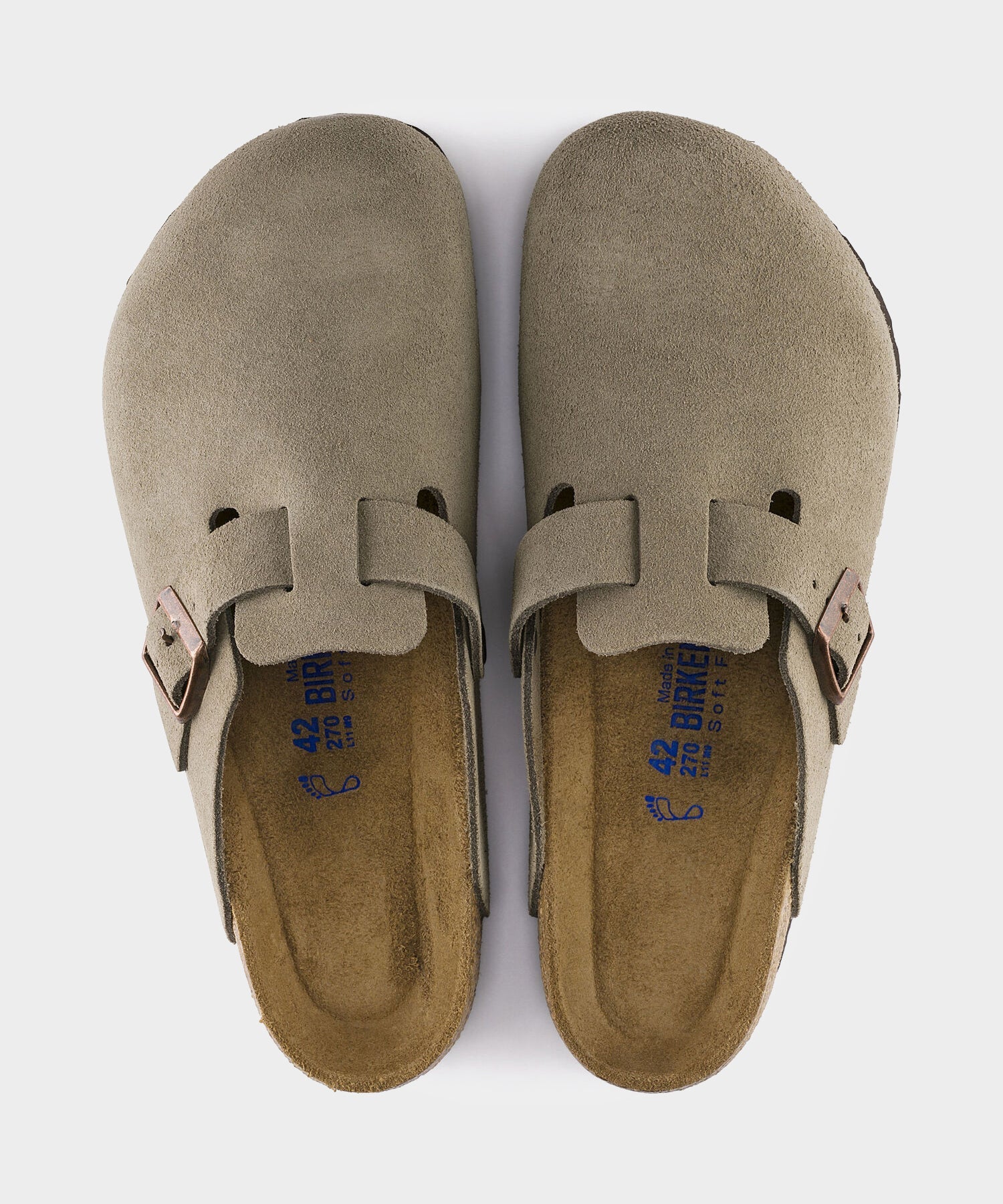 Birkenstock Boston Clog in Taupe - Image 6