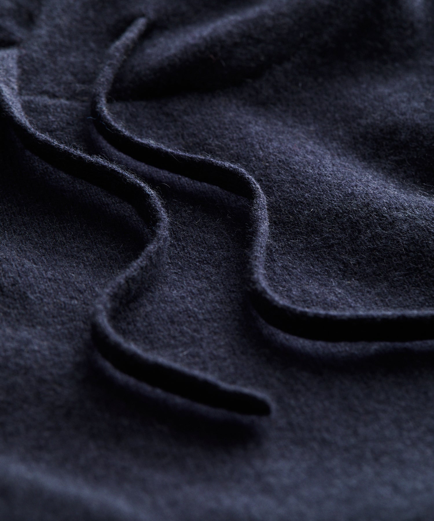 Cashmere Hoodie in Navy - Image 3