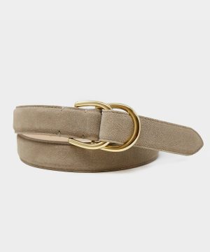 Classic Suede Dress Belt