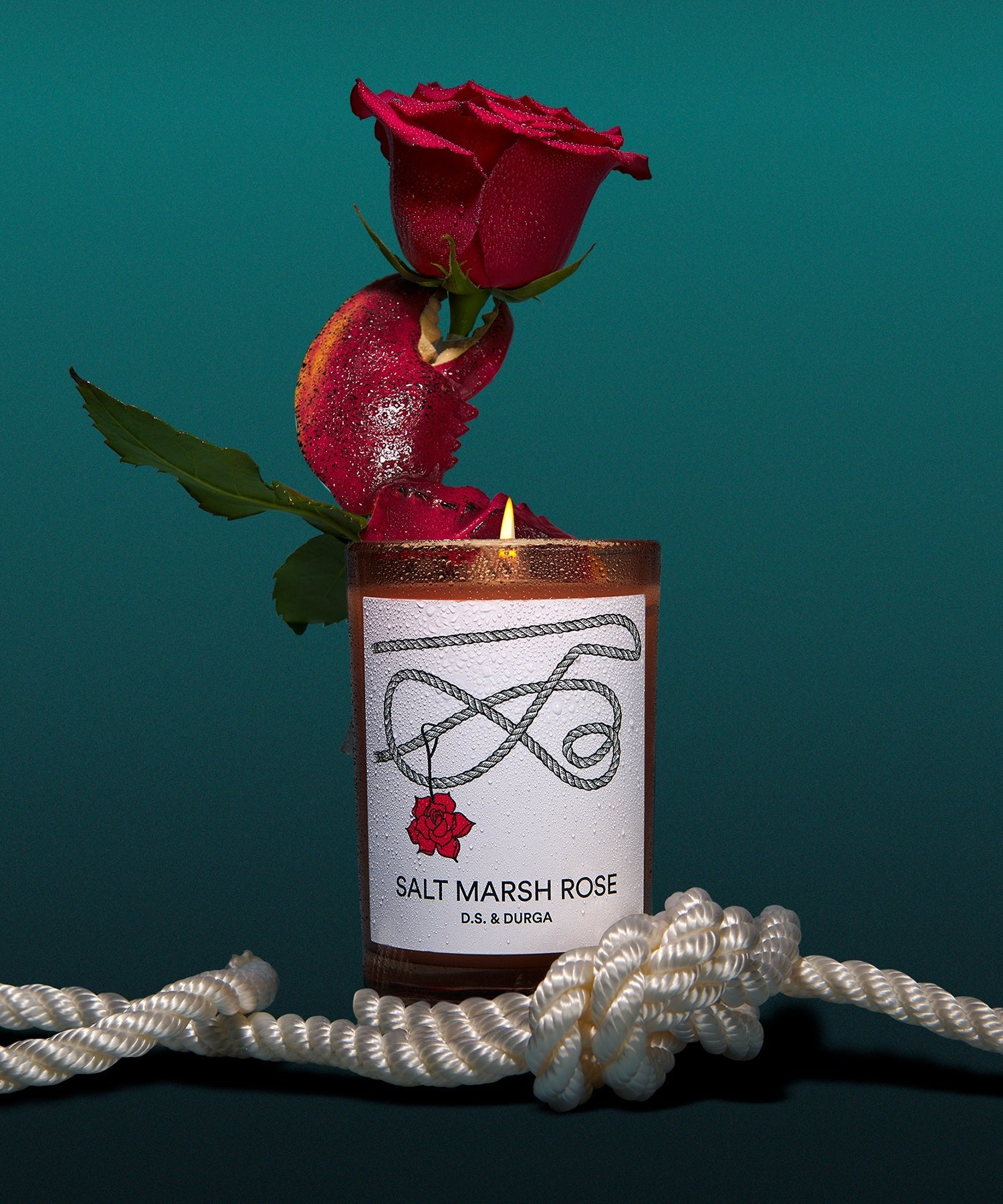 D.S. & DURGA Salt Marsh Rose Candle - Image 4