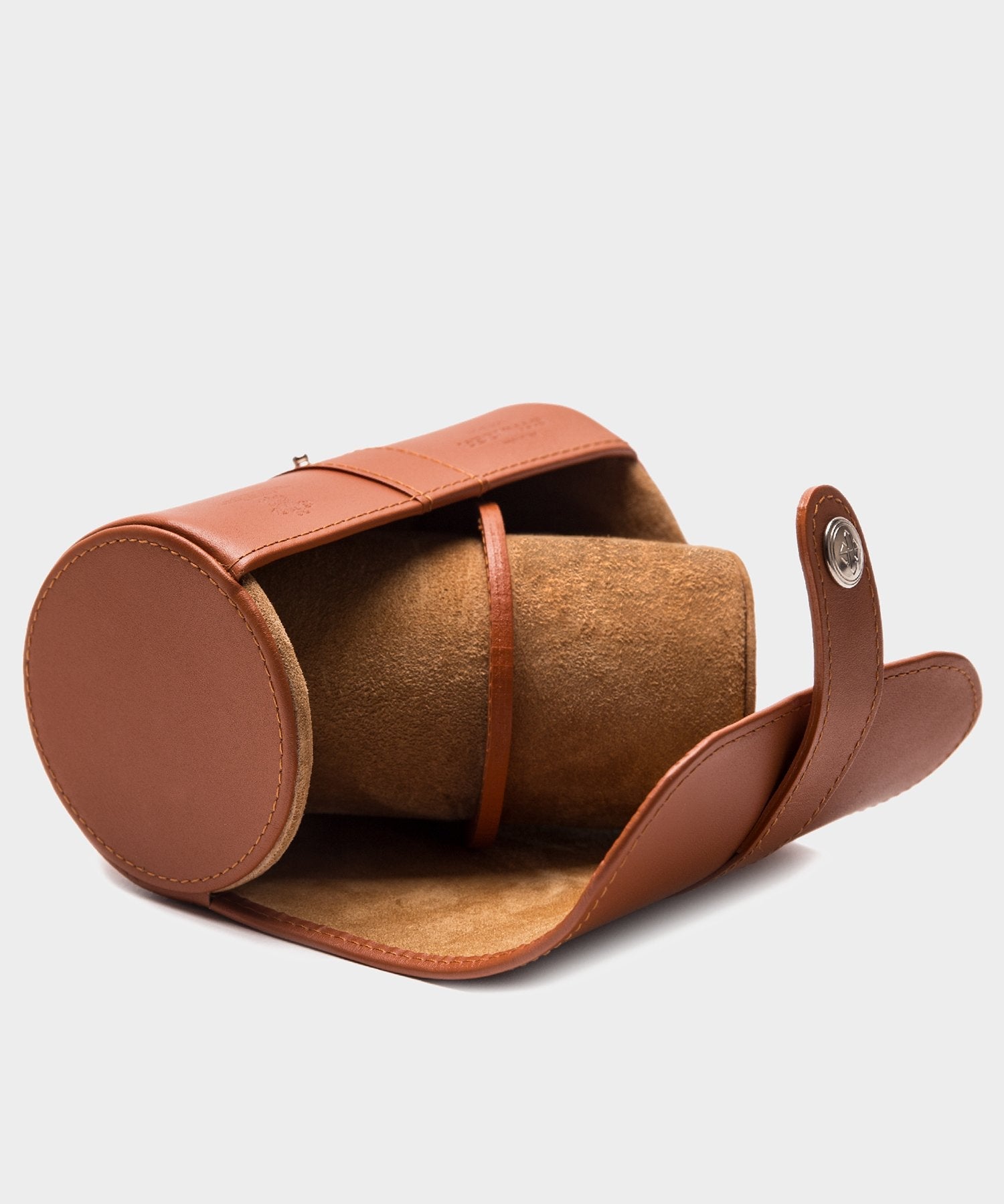 Ettinger Capra Double Watch Roll in Tan - Image 2
