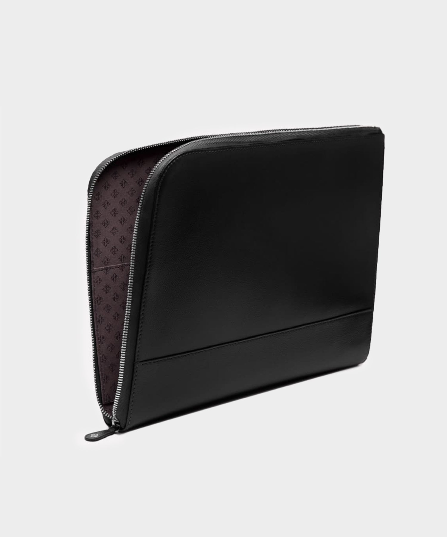 Ettinger Capra Large Zip A4 Portfolio Pouch In Black - Image 2
