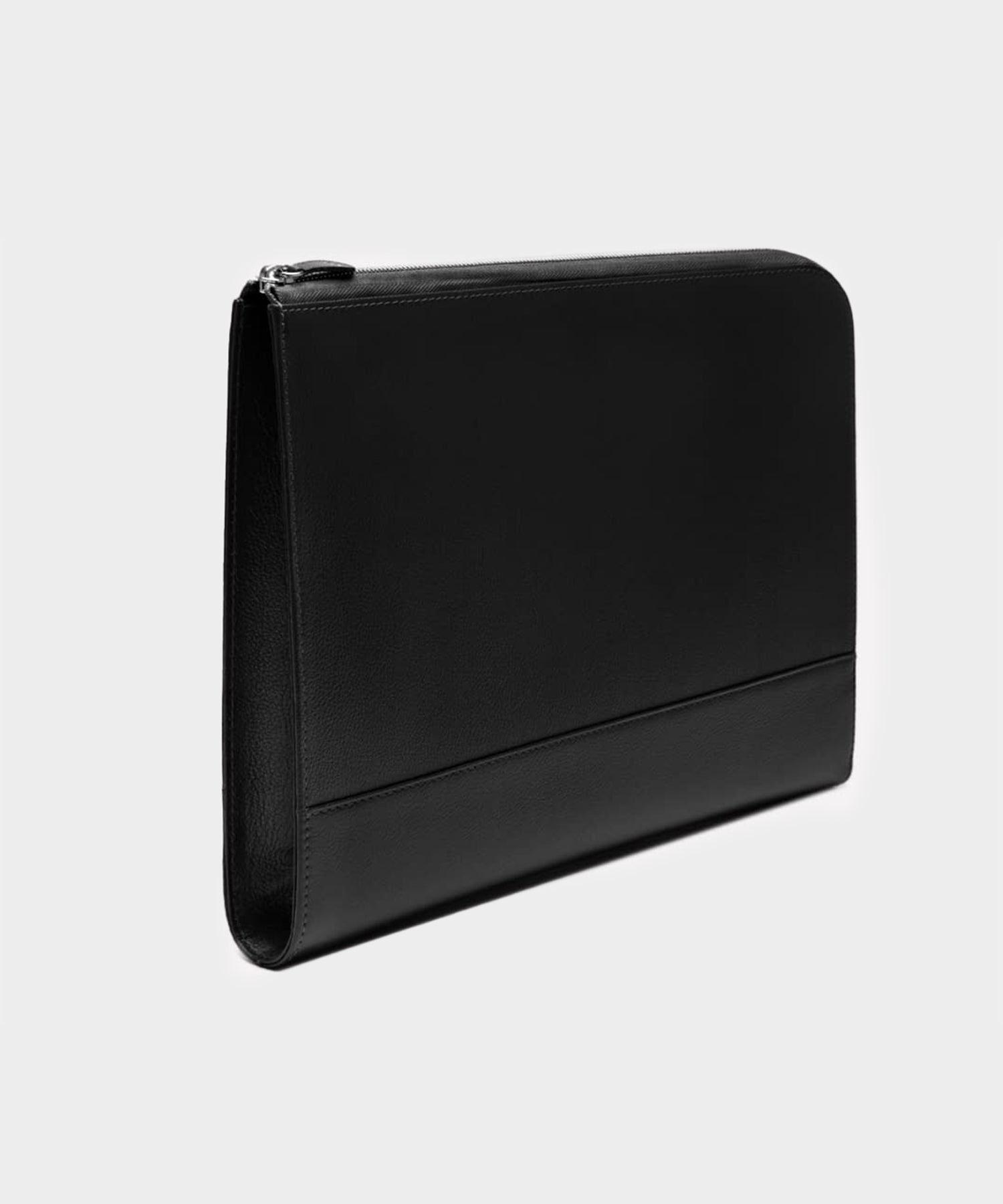 Ettinger Capra Large Zip A4 Portfolio Pouch In Black - Image 3