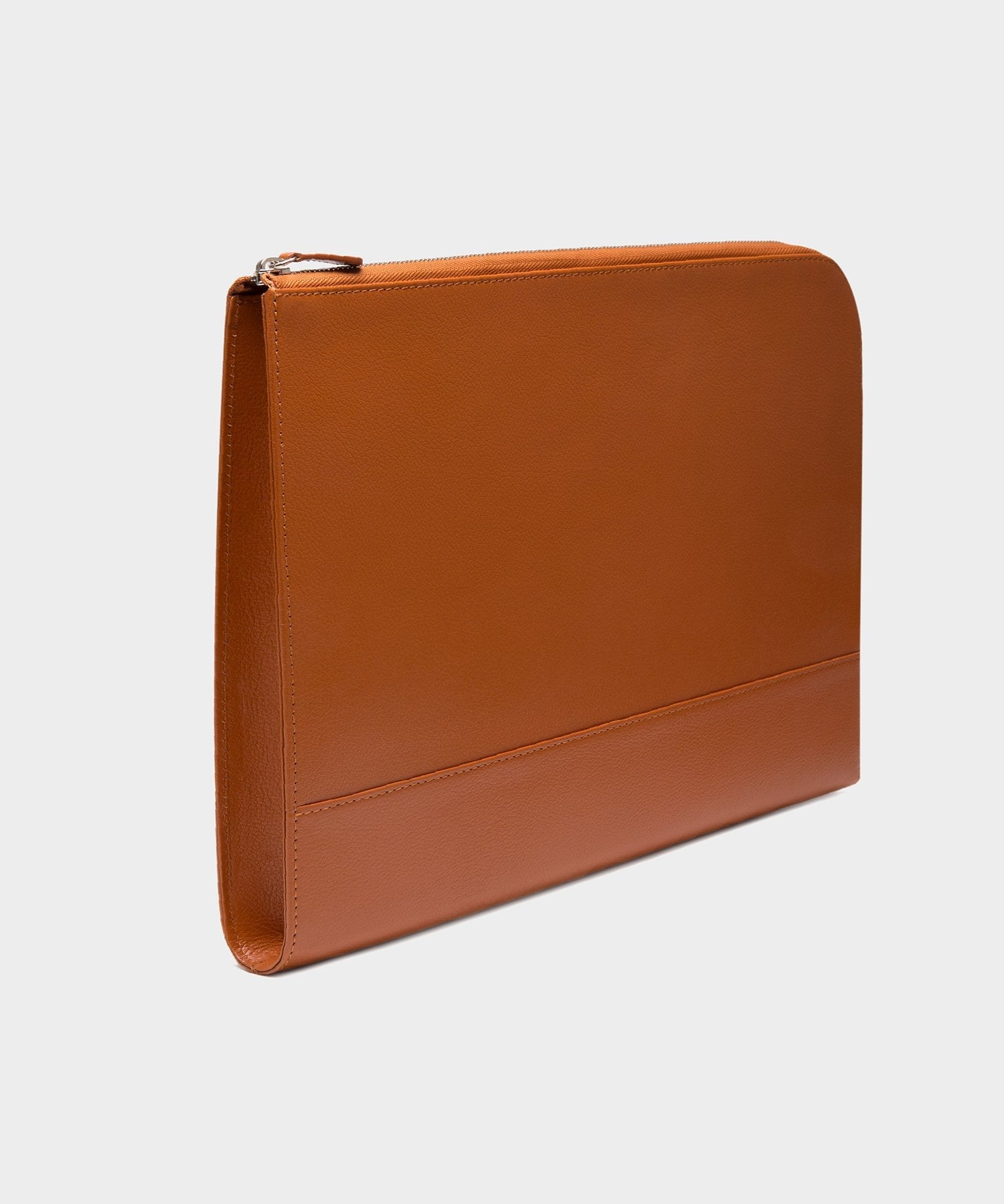 Ettinger Capra Large Zip A4 Portfolio Pouch in Tan - Image 2