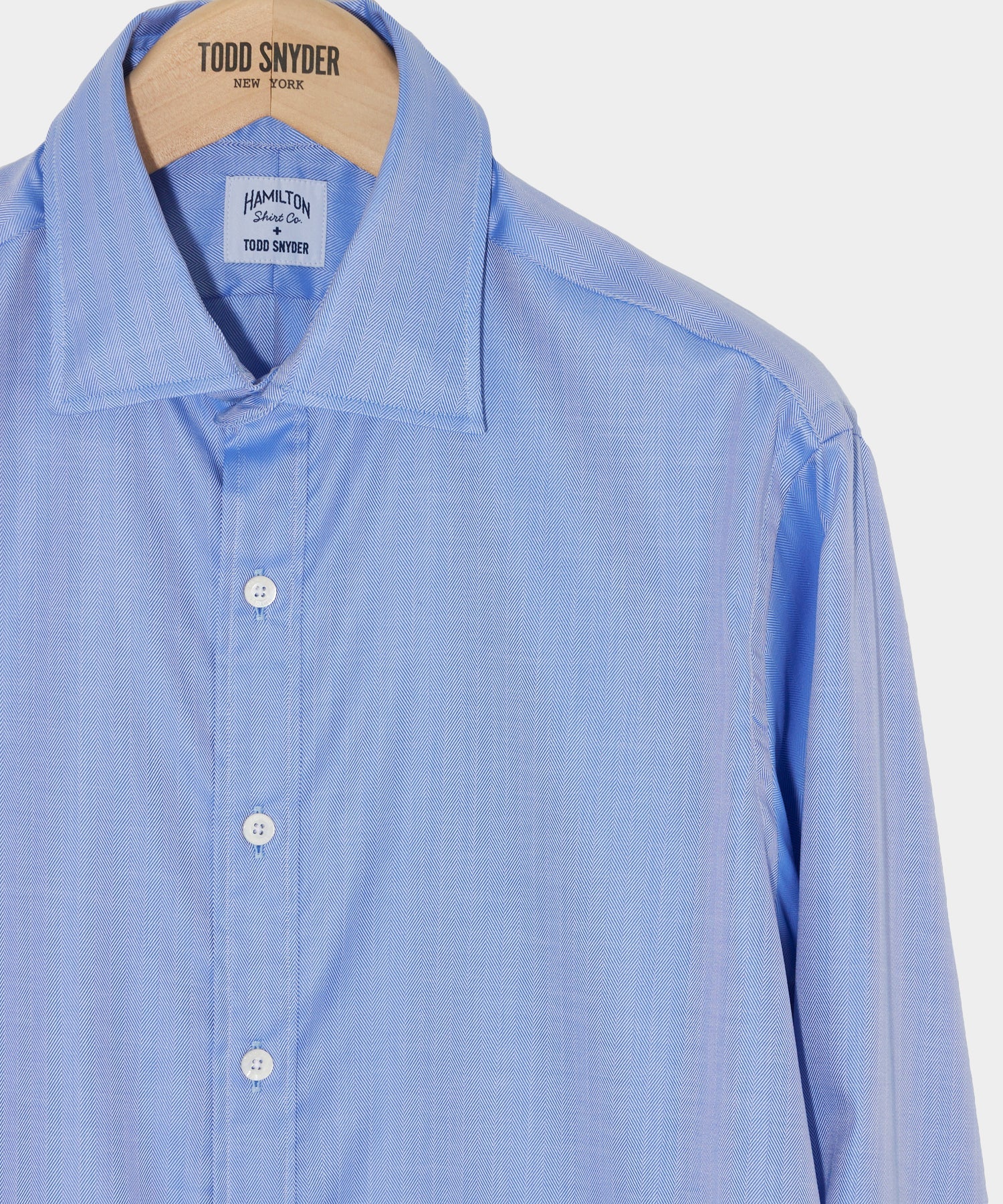 Hamilton + Todd Snyder Cotton Oxford Spread Collar Dress Shirt - Image 4