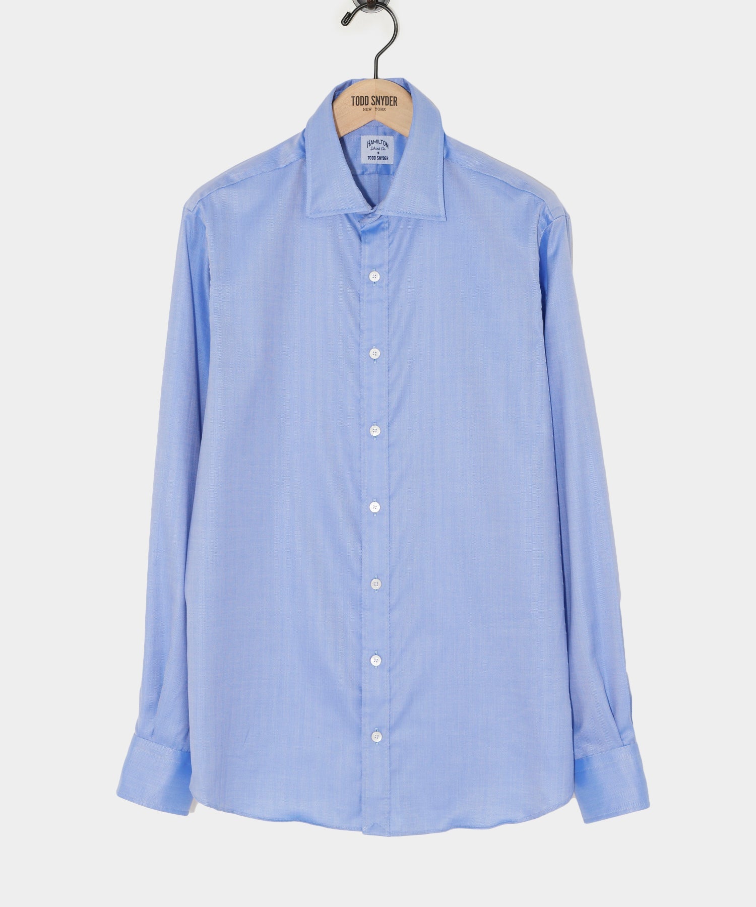 Hamilton + Todd Snyder Cotton Oxford Spread Collar Dress Shirt - Image 2