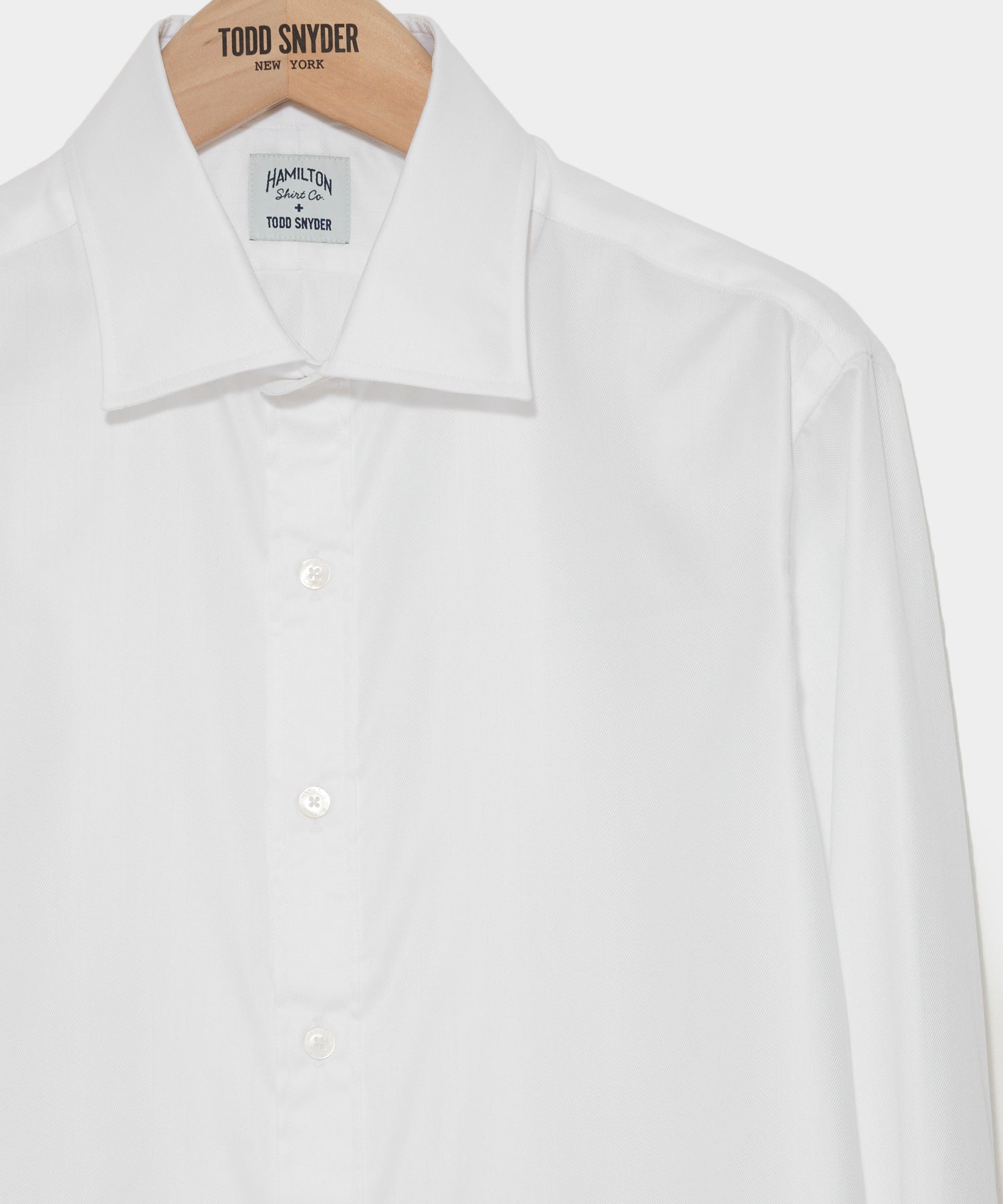 Hamilton + Todd Snyder Cotton Oxford Spread Collar Dress Shirt - Image 3
