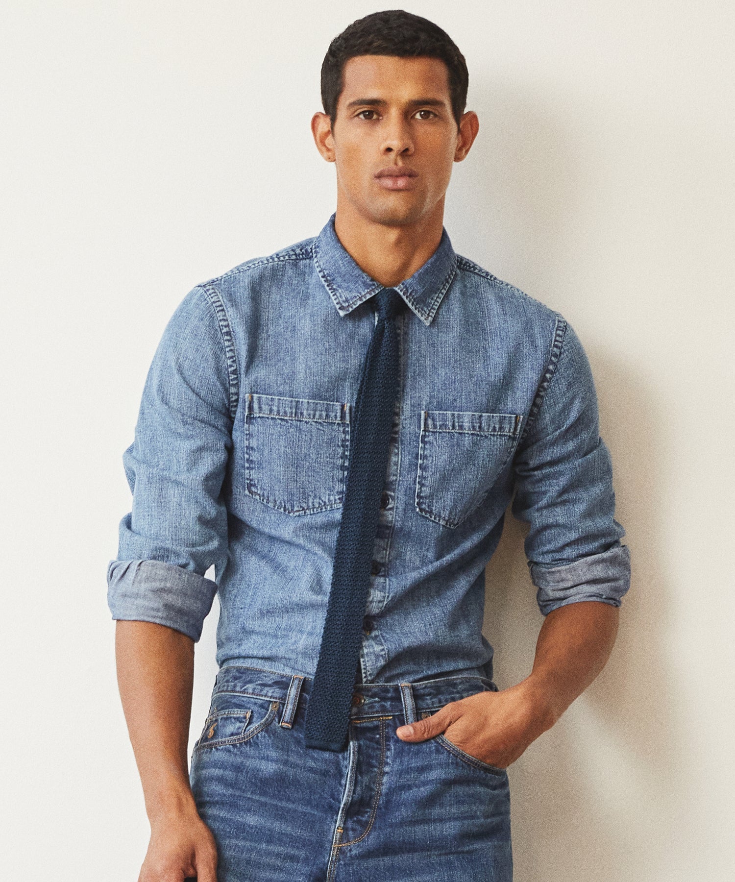 Italian Denim Overshirt - Image 2