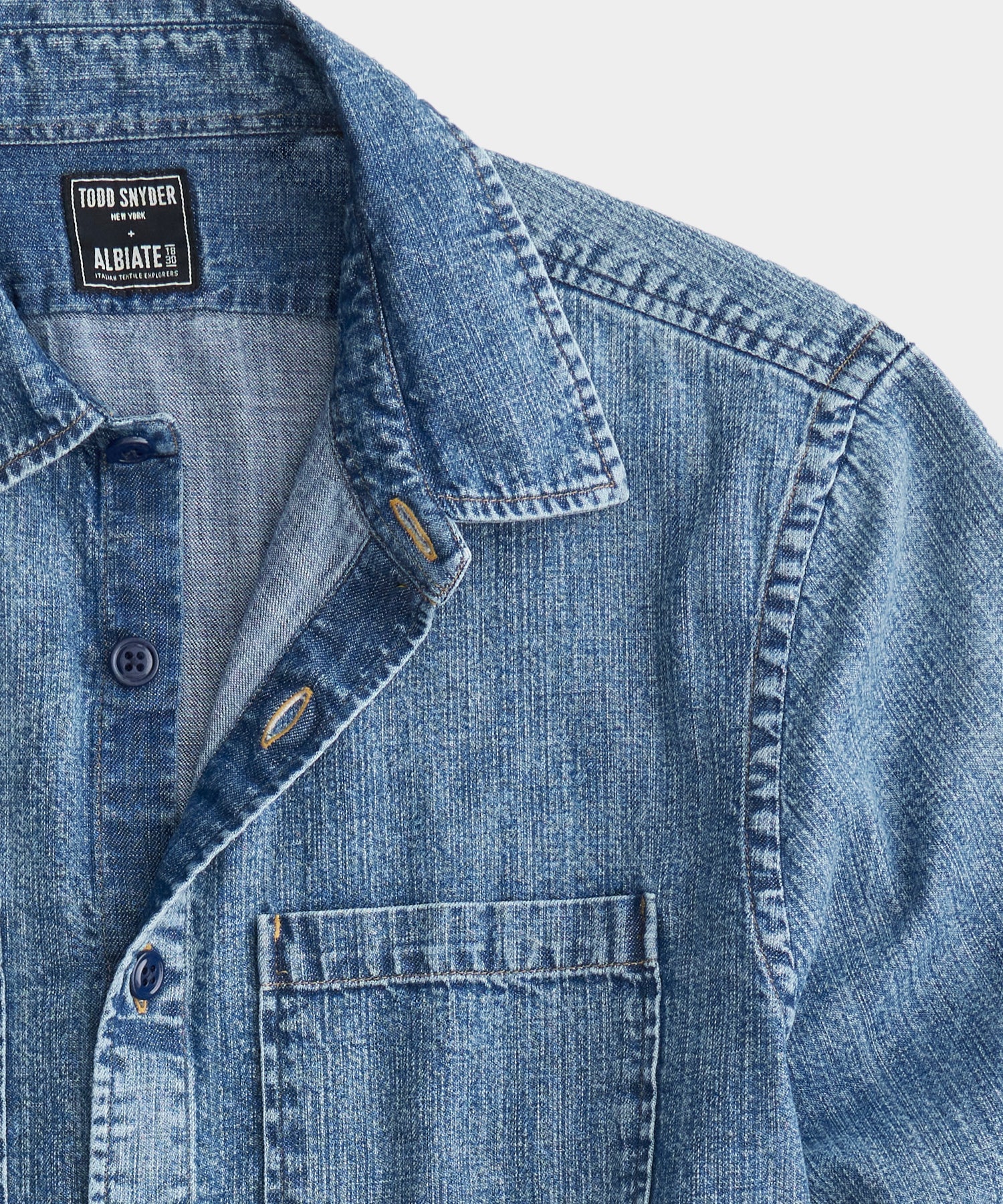 Italian Denim Overshirt - Image 4
