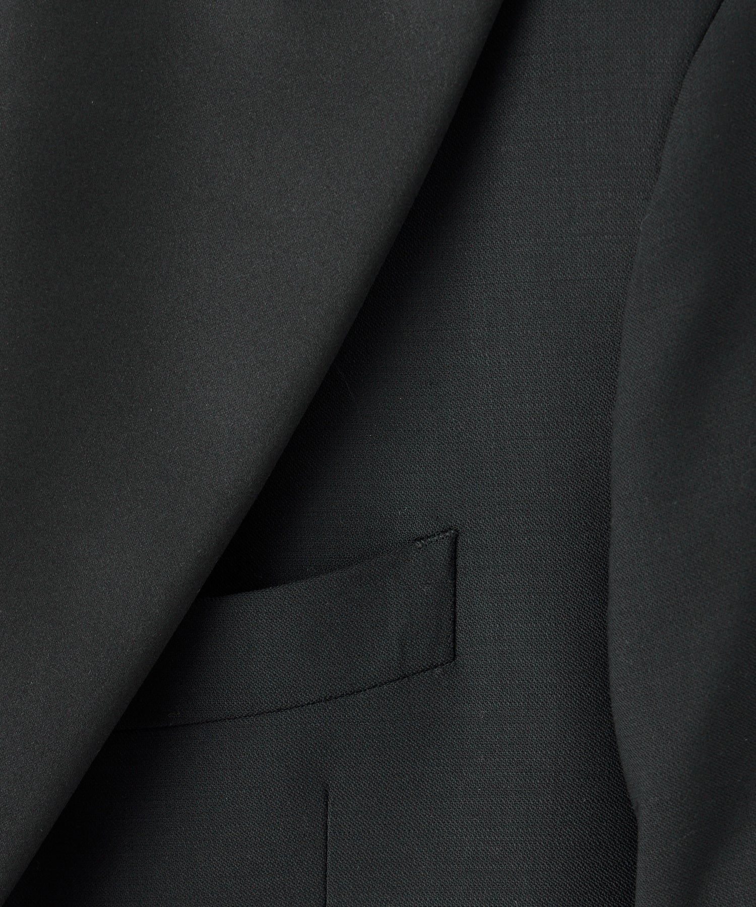 Italian Wool Double-Breasted Tuxedo Jacket - Image 3