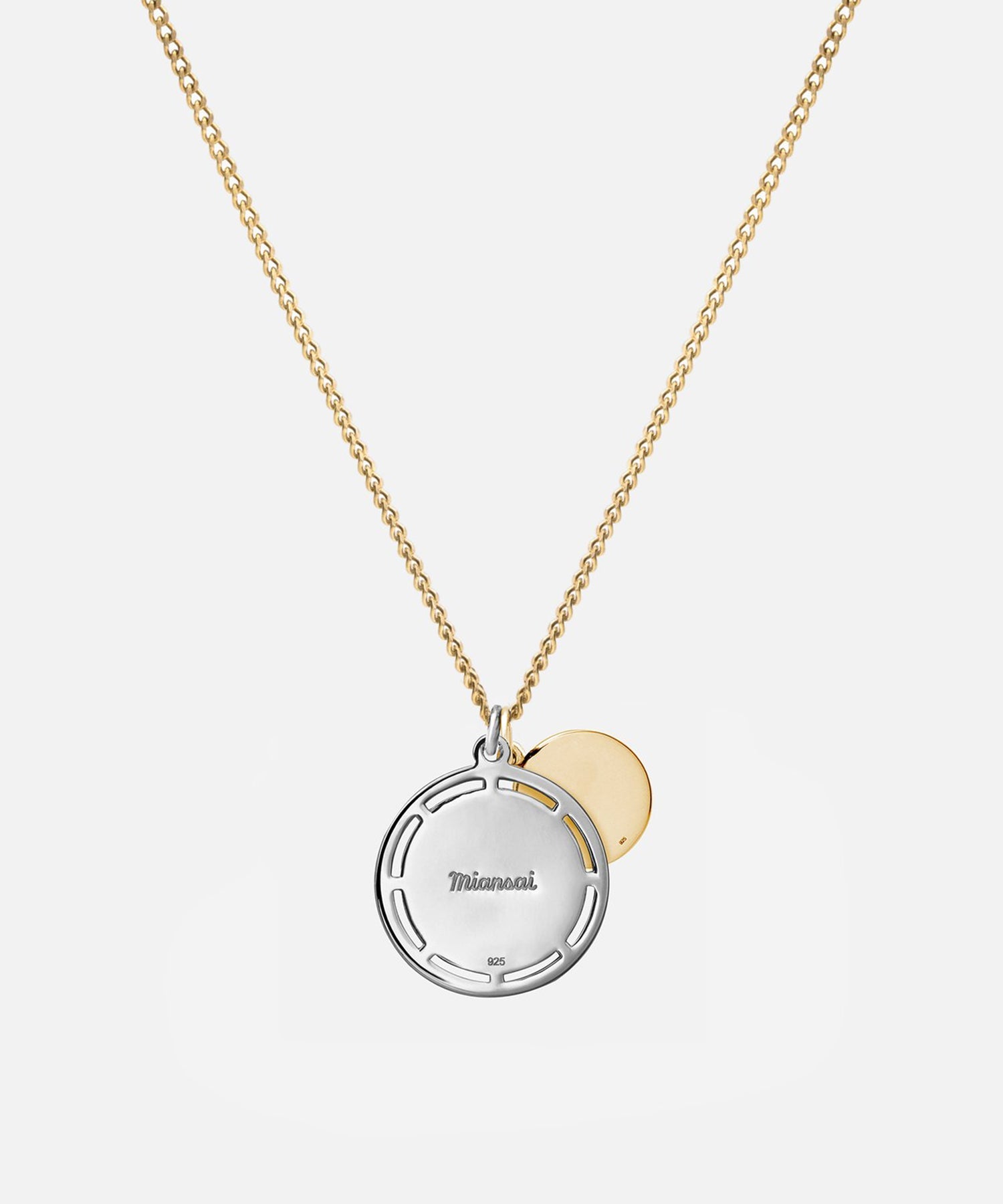 Miansai Test of Time Pendant Necklace in Silver/Gold - Image 3