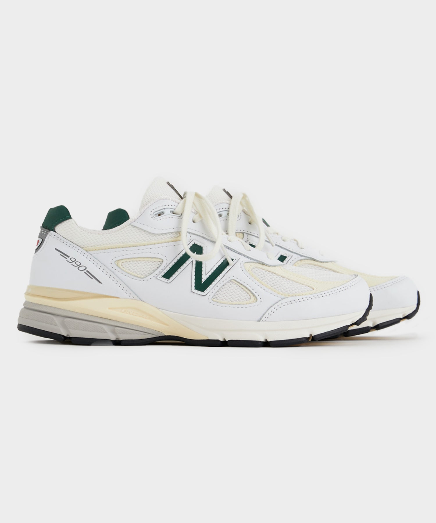 New Balance Made in USA 990v4 Green / White