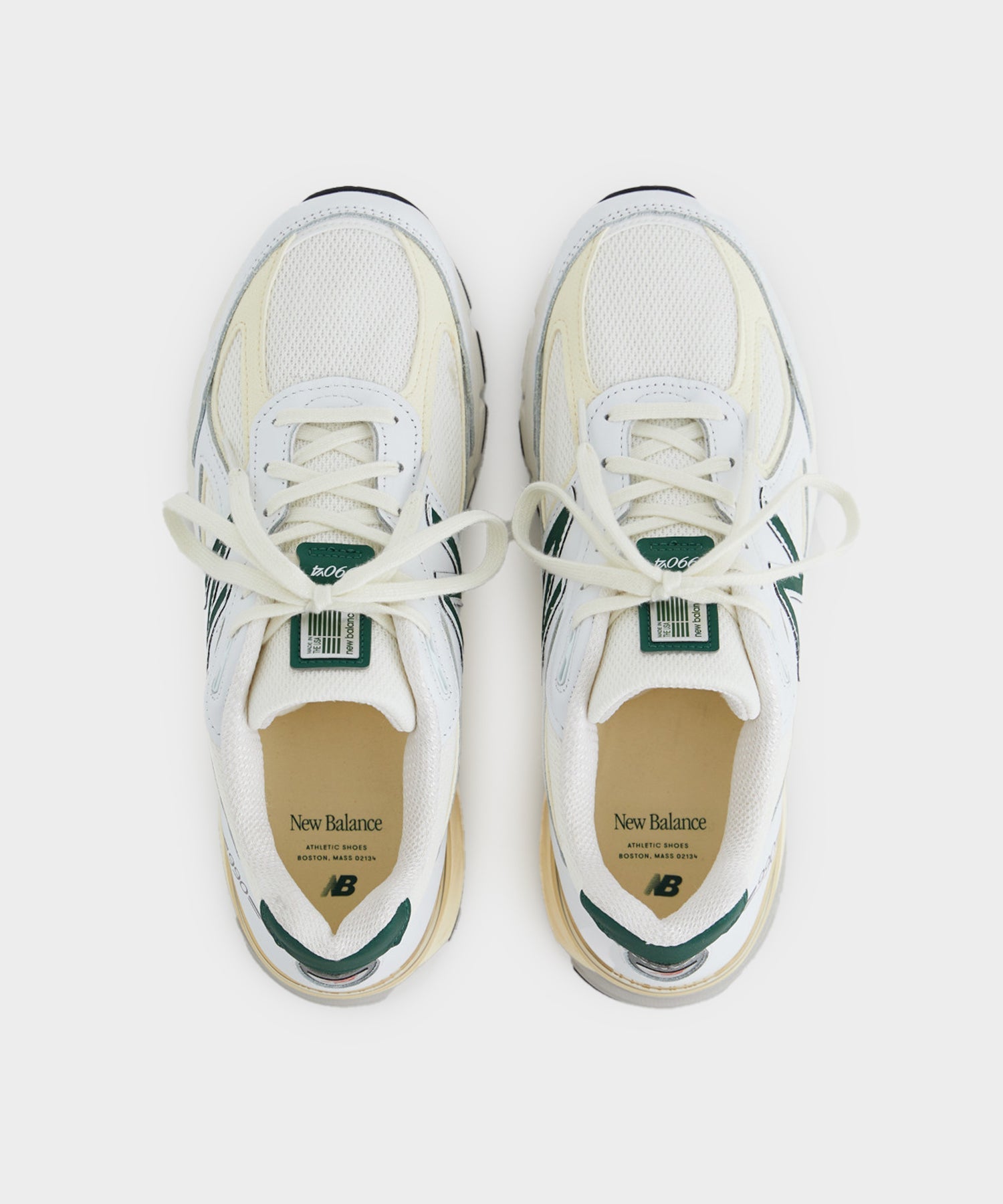 New Balance Made in USA 990v4 Green / White - Image 3